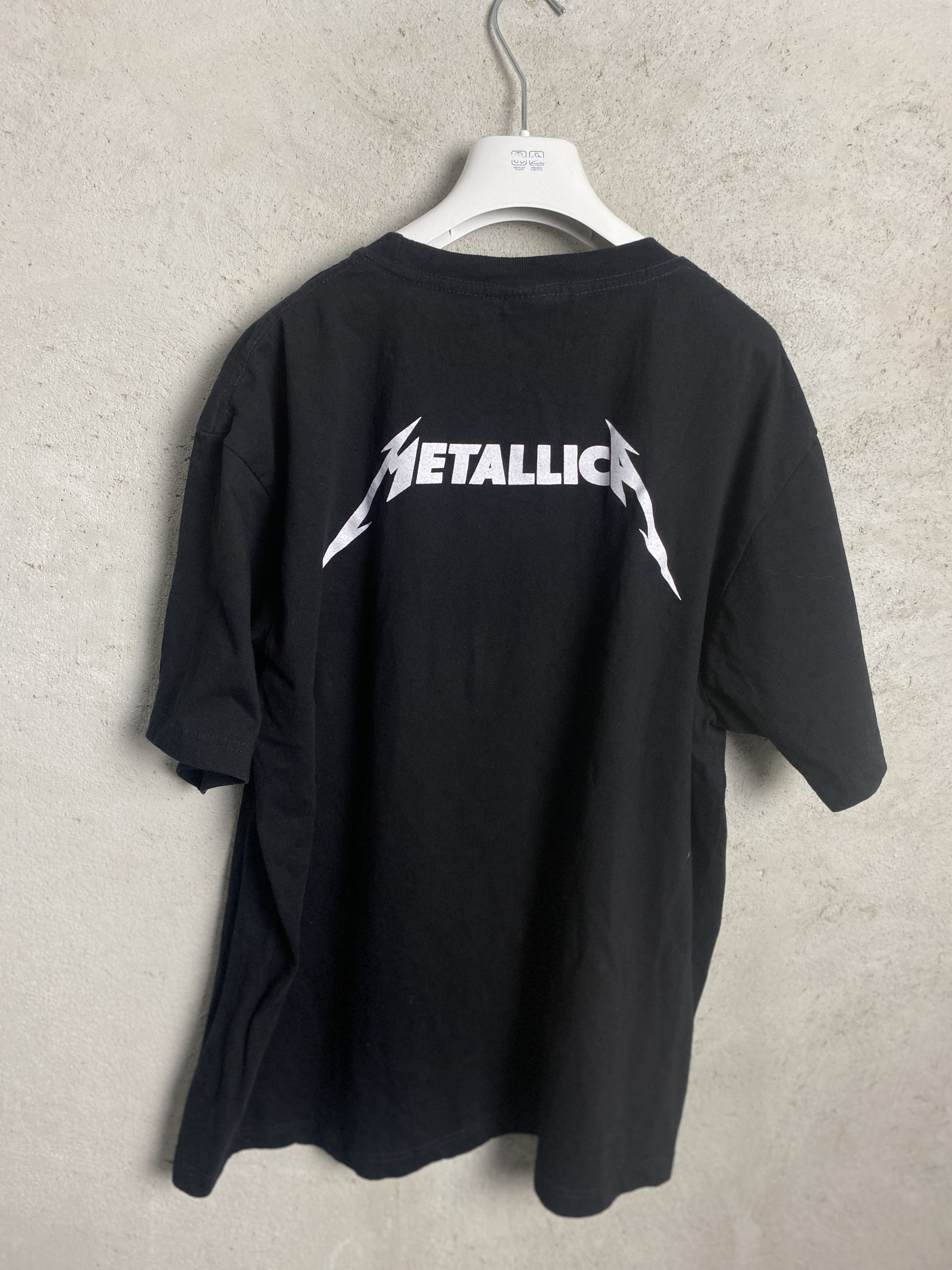 Metallica Metallica printed t-shirt tee band rock music Size US XL / EU 56 / 4 - 4 Thumbnail