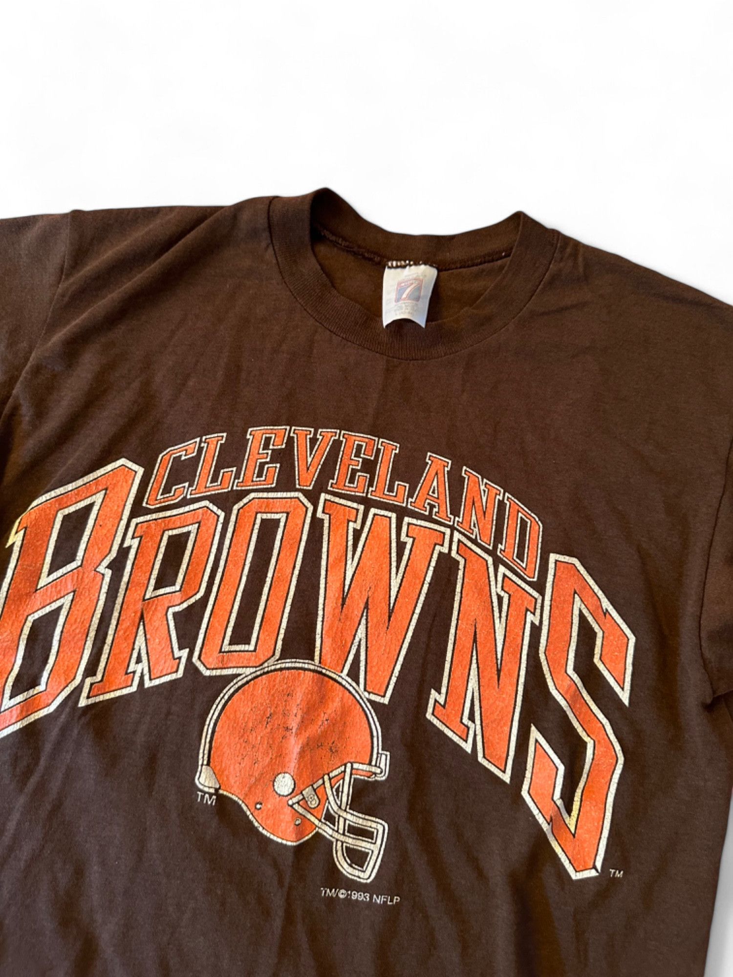 Vintage vintage Cleveland Browns 1993 T-shirt Size US M / EU 48-50 / 2 - 2 Thumbnail
