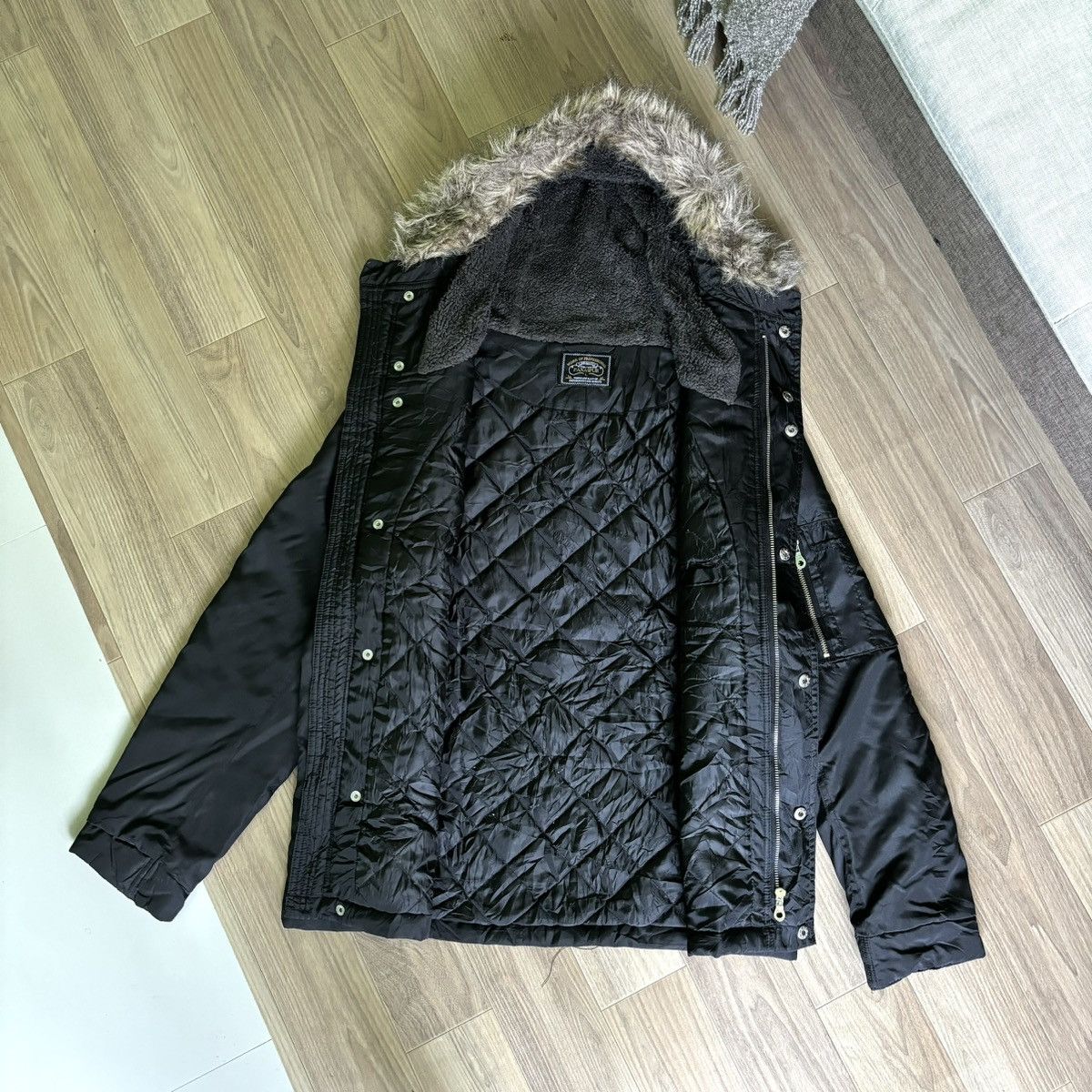 14th Addiction × Hysteric Glamour × Japanese Brand panaspur fur jacket puffer ifsixwasnine lgb style y2k Size US L / EU 52-54 / 3 - 4 Thumbnail