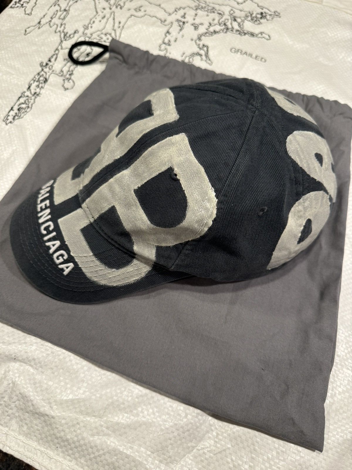Balenciaga Balenciaga BB Sprayed Cap Size ONE SIZE - 9 Thumbnail