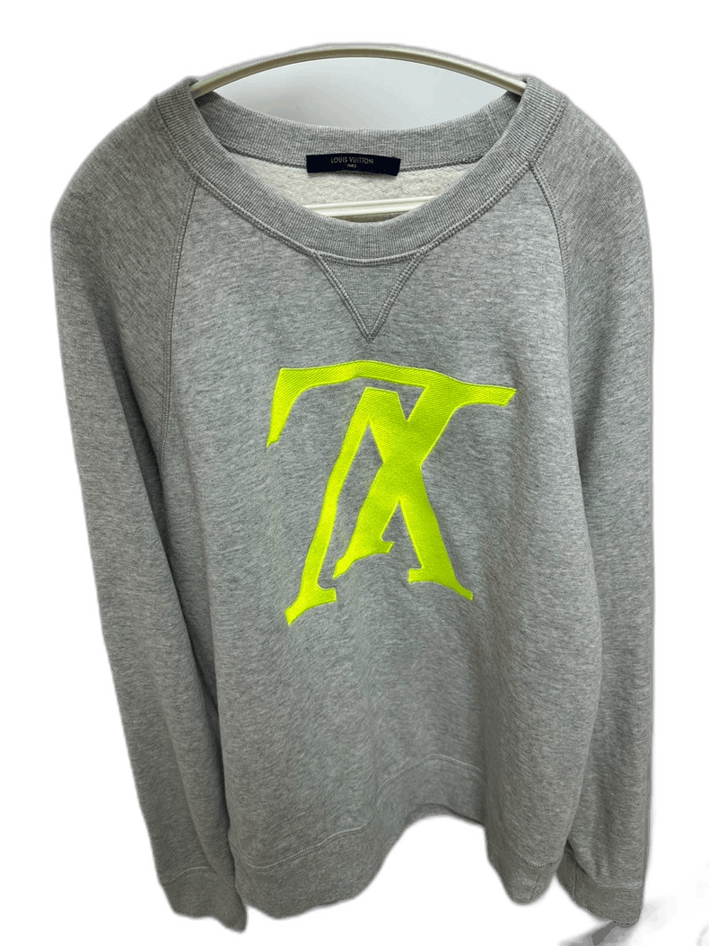 Louis Vuitton Louis Vuitton Gray Sweatshirt with Logo - dmc Size M / US 6-8 / IT 42-44 - 1 Thumbnail