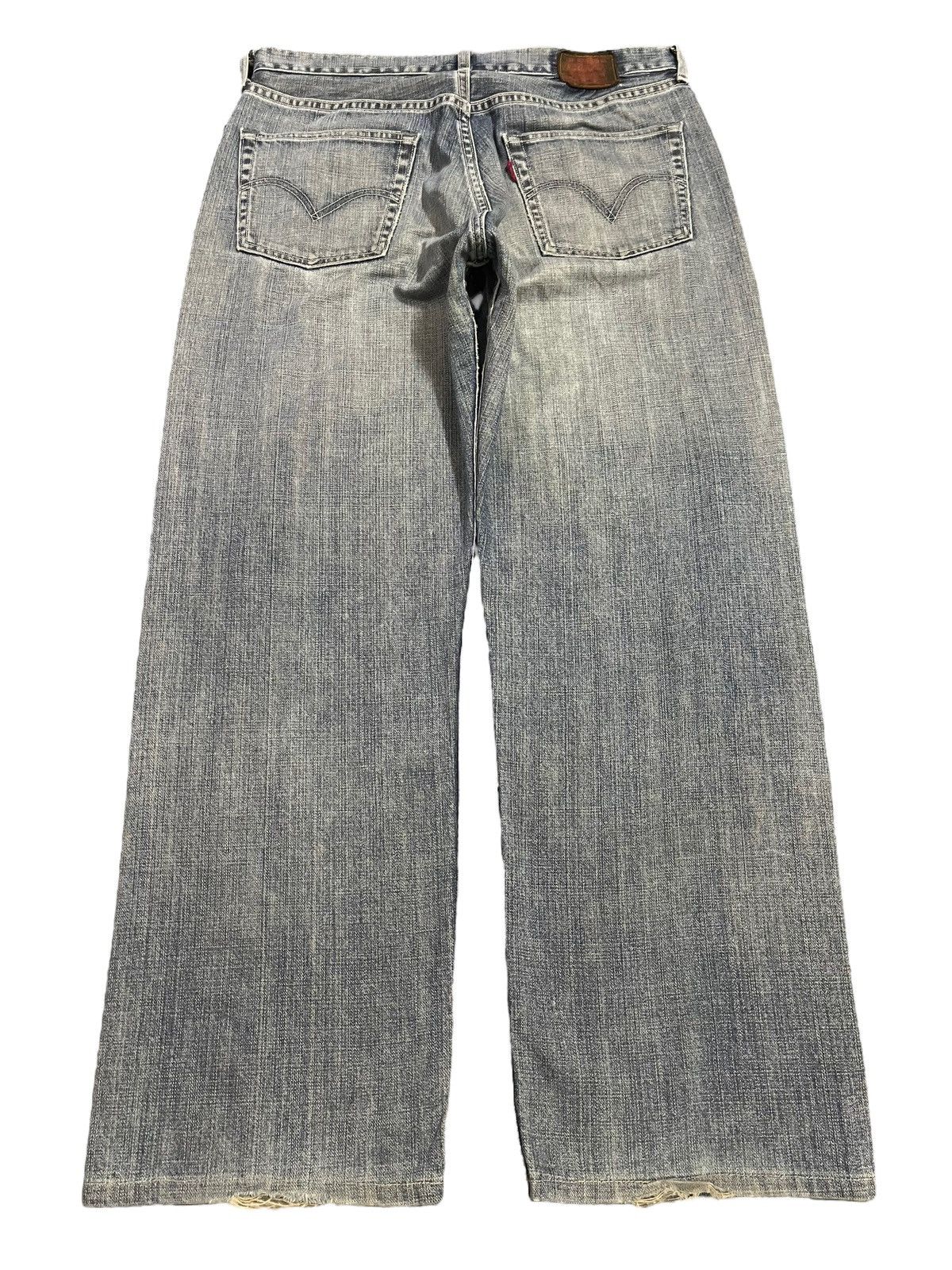 Levi's Vintage 90s Levis 503 Mud Wash Style Distressed Baggy Jeans Size US 32 / EU 48 - 2 Thumbnail