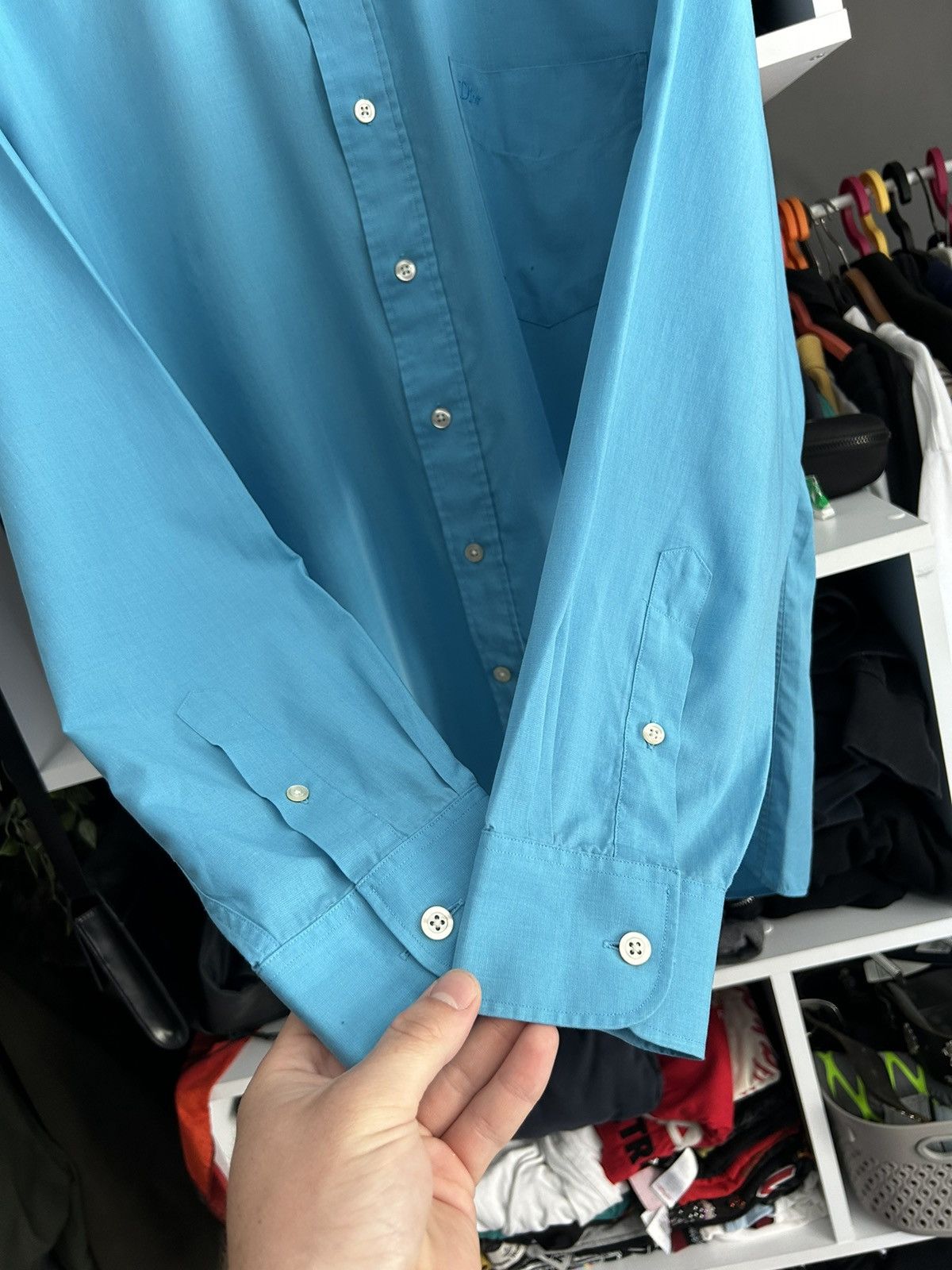Dior × Vintage Vintage Christian Dior classic shirt logo Size US XL / EU 56 / 4 - 5 Thumbnail