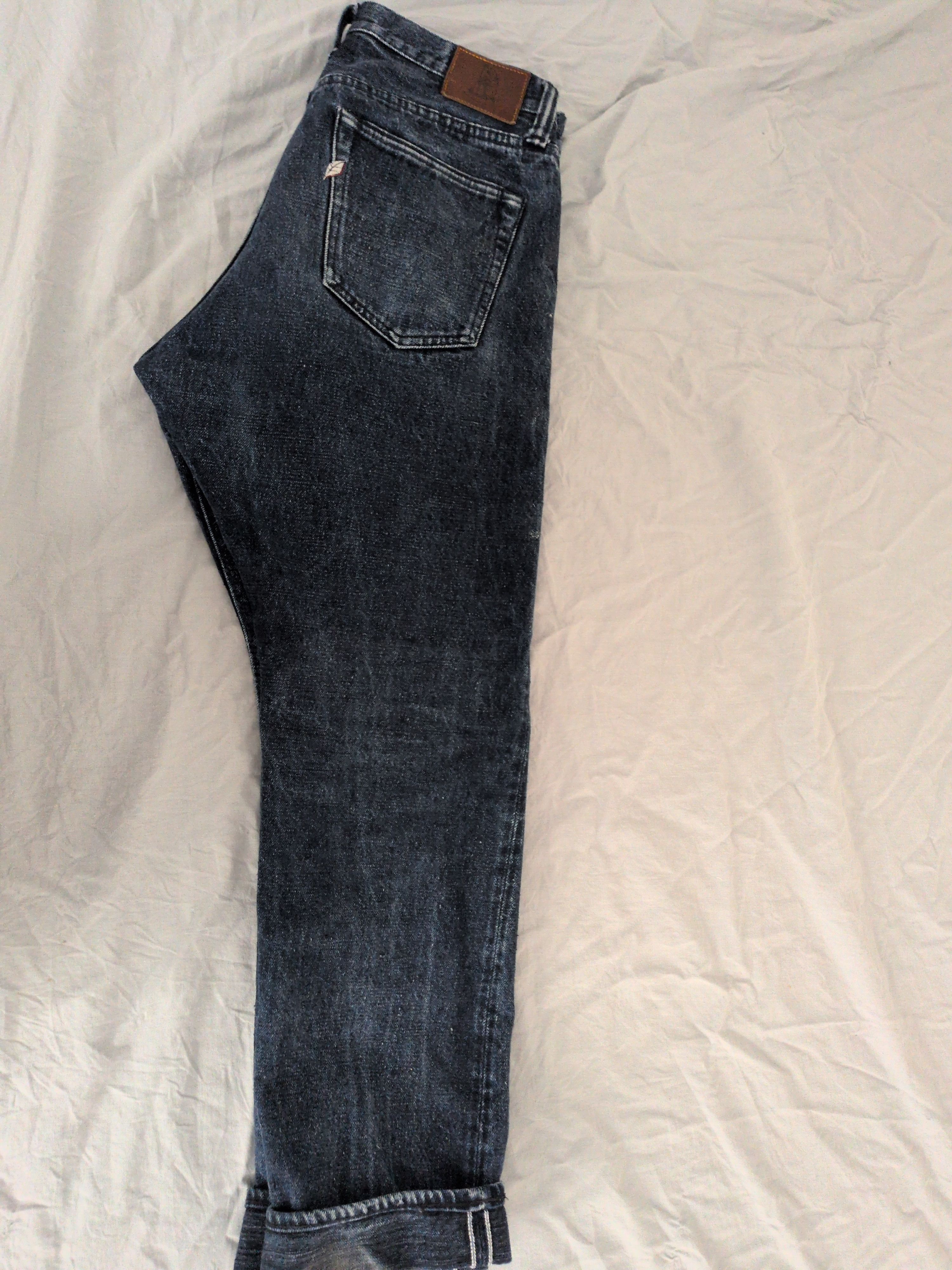 Pure Blue Japan Double Indigo Slim Selvedge Denim Size US 36 / EU 52 - 4 Thumbnail