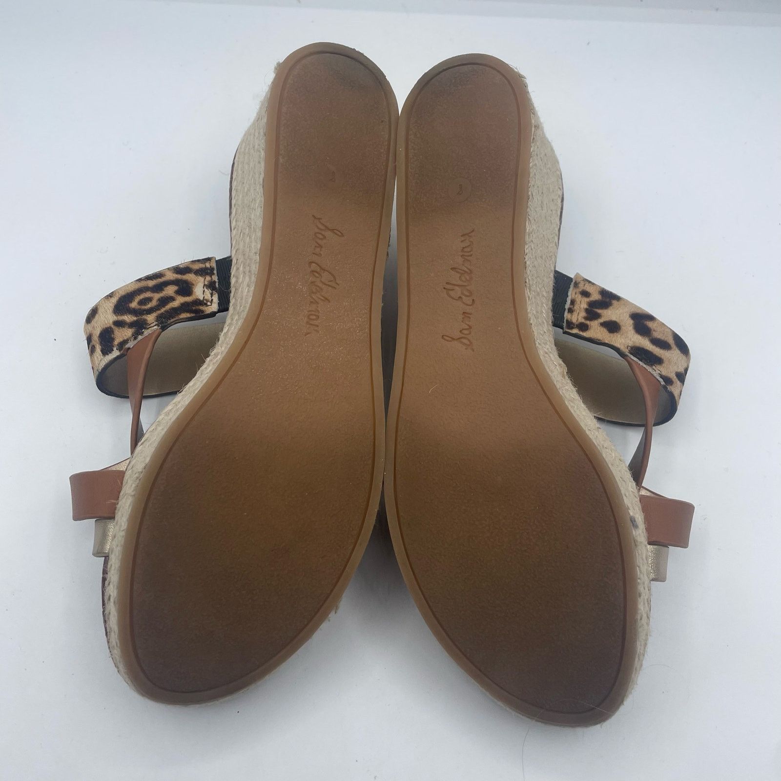 Sam Edelman Sam Edelman Raleigh Leopard Print Espradrille Wedge Sandal 8 Size US 8 / IT 38 - 8 Thumbnail