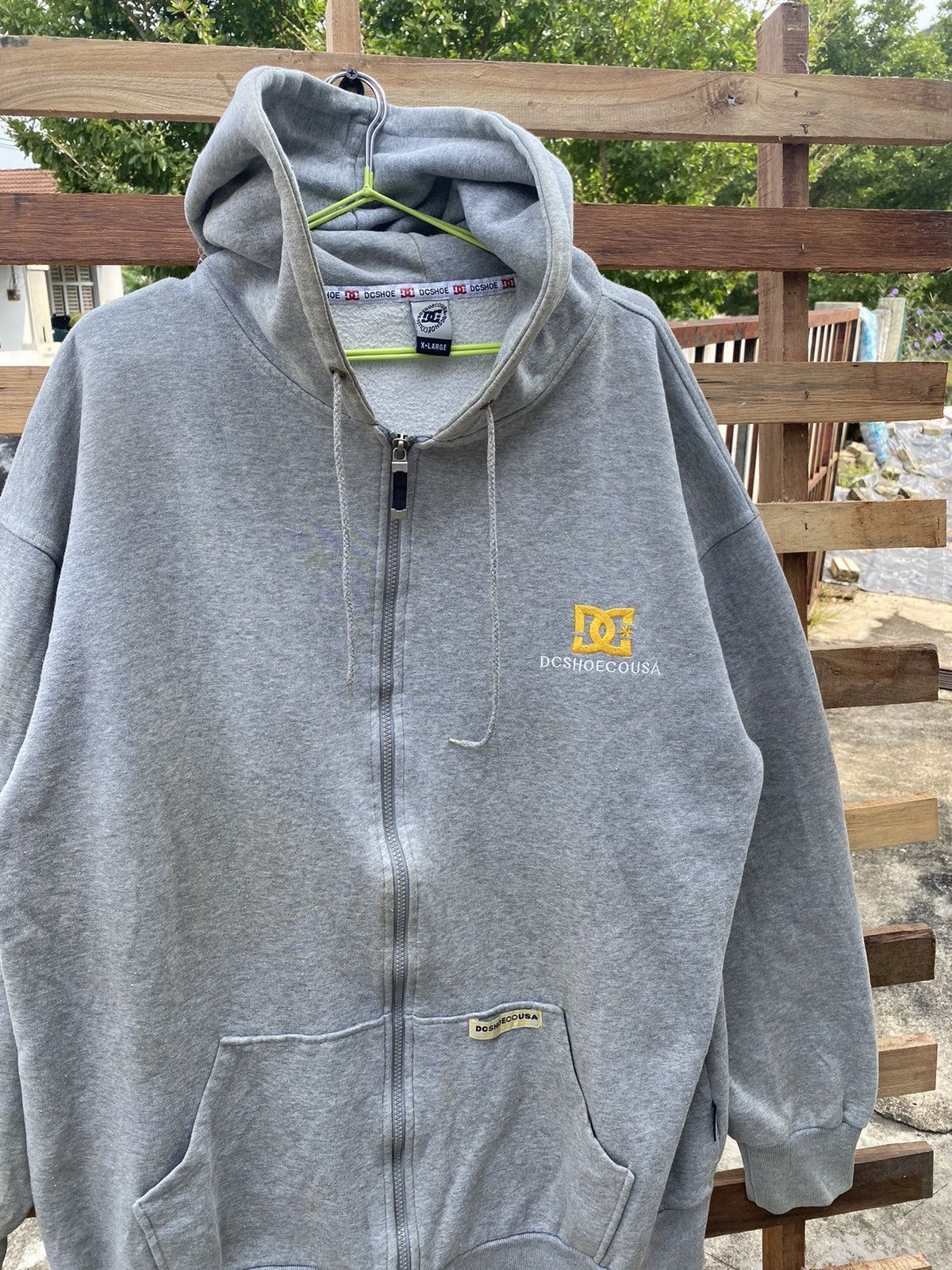 DC × Vintage Vintage Dc DCSHOECOUSA Big Logo Sweatshirt Hoodie Size US XL / EU 56 / 4 - 6 Thumbnail