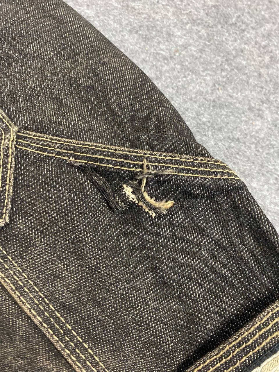 Japanese Brand vintage 90s school of hard knock baggy denim nice design Size US 44 / EU 60 - 7 Thumbnail