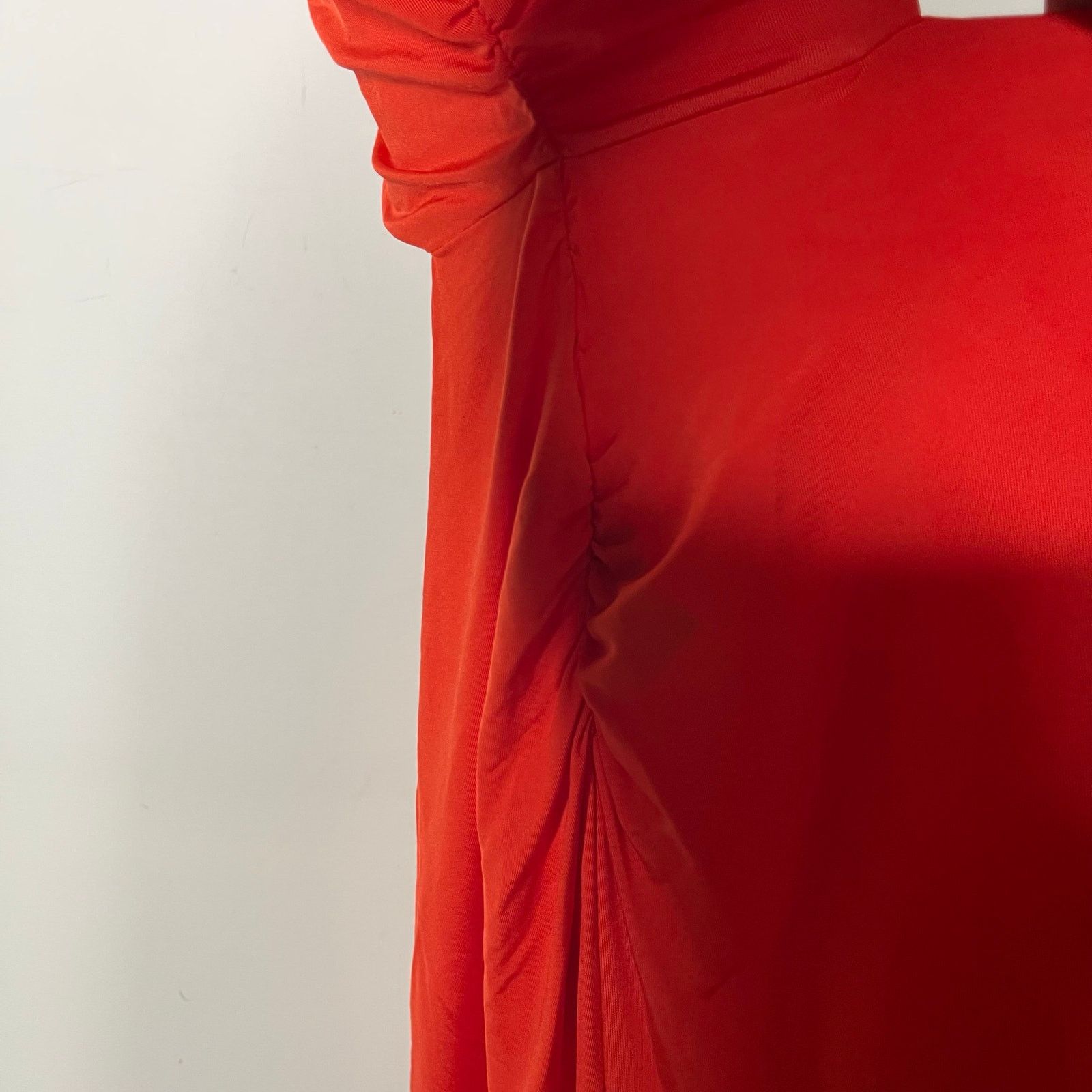 Other Atlein Cut Out Sleeveless Orange Maxi Long Dress side Split Size XL / US 12-14 / IT 48-50 - 7 Thumbnail