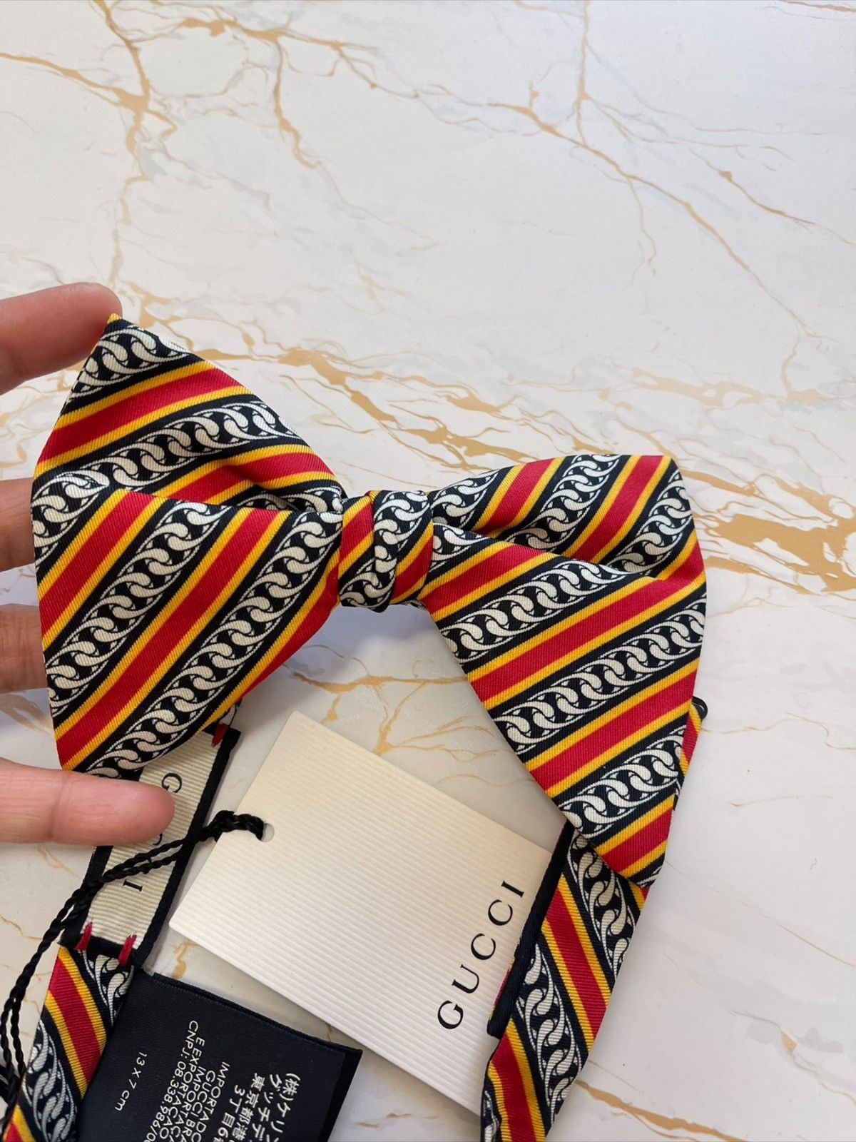 Gucci Gucci silk bow tie Size ONE SIZE - 3 Thumbnail