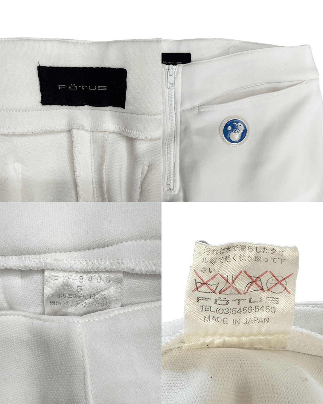 Fotus Fotus Exposed Zip Detail Panel Pants Size 29" - 10 Thumbnail
