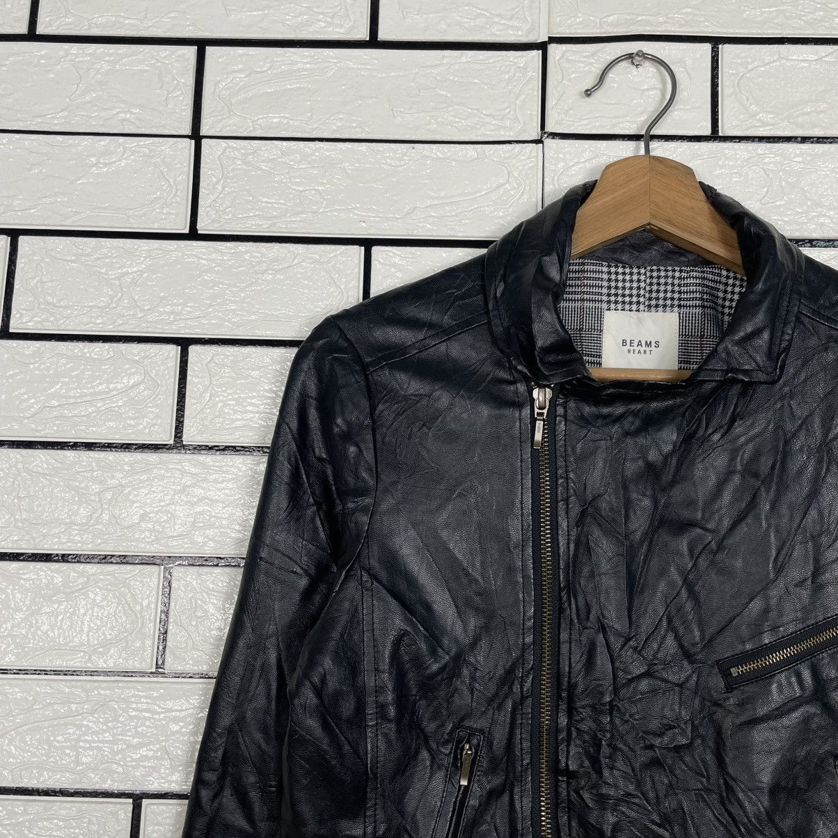 Beams Japan Beams Heart Motorcycle Riding Women Leather Jacket Size S / US 4 / IT 40 - 6 Thumbnail