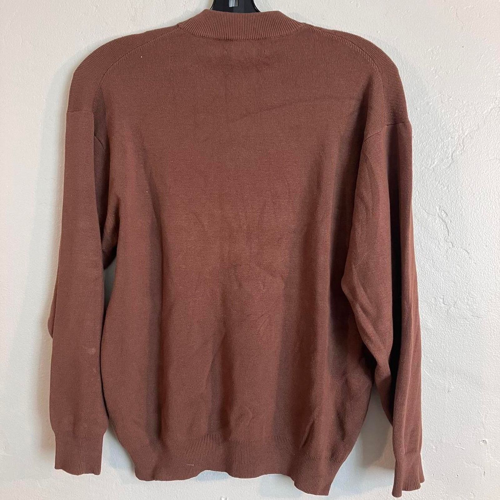 Vintage Casa Vincente Brown Wool Blend Pullover Sweater Size US M / EU 48-50 / 2 - 4 Thumbnail