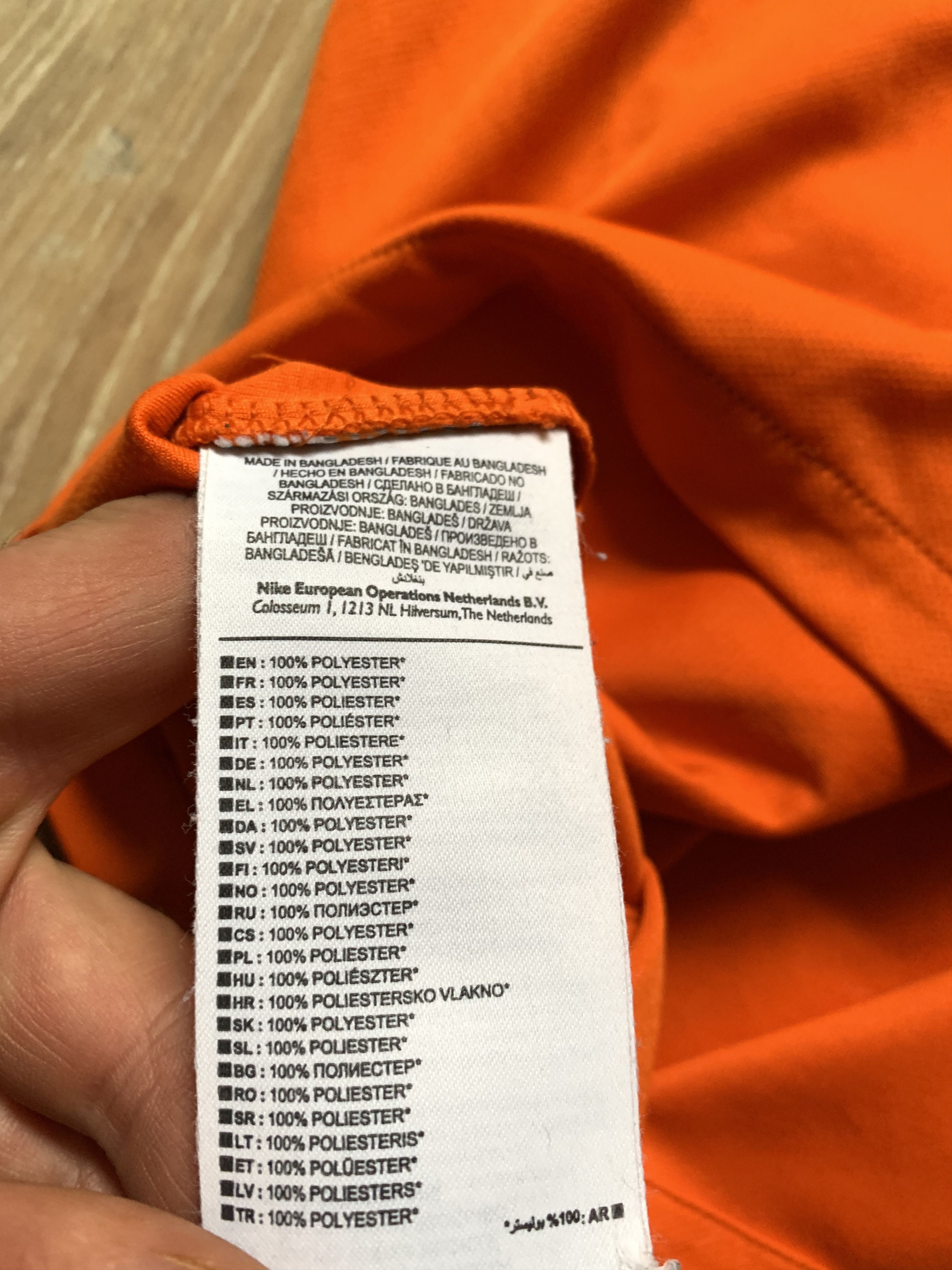 Nike Nike Netherlands Home Shirt 2014-2015 Size US M / EU 48-50 / 2 - 7 Thumbnail