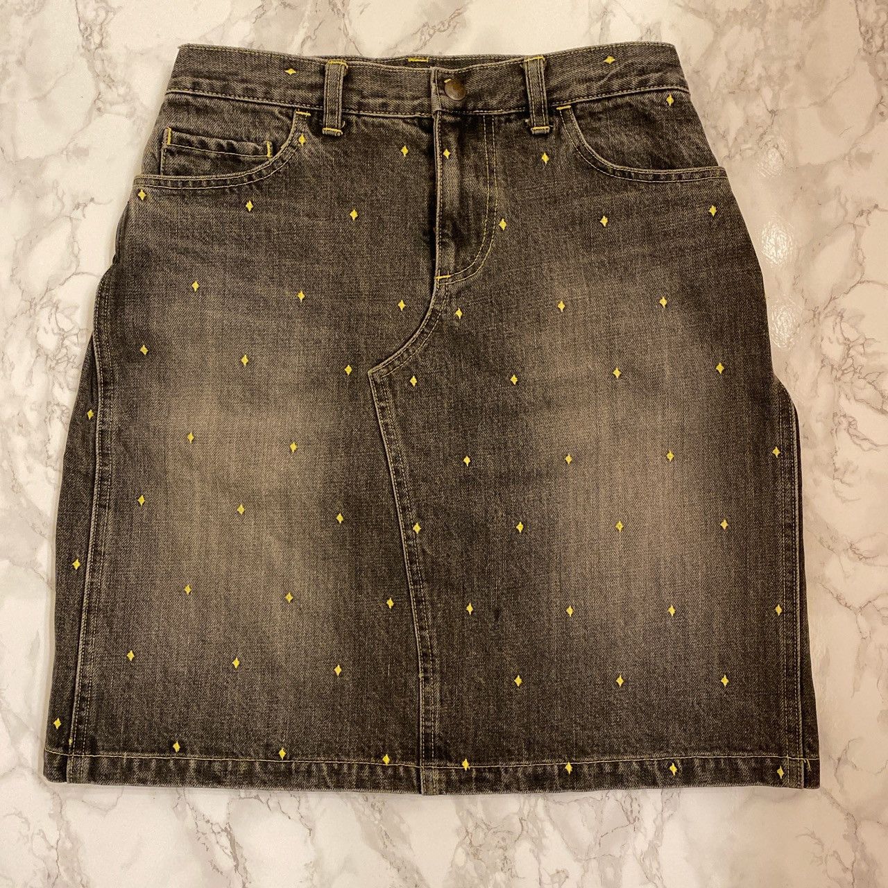 Undercover Undercover Diamond Embroidered Skirt “The Illusion of Haze” Size 26" / US 2 / IT 38 - 1 Thumbnail