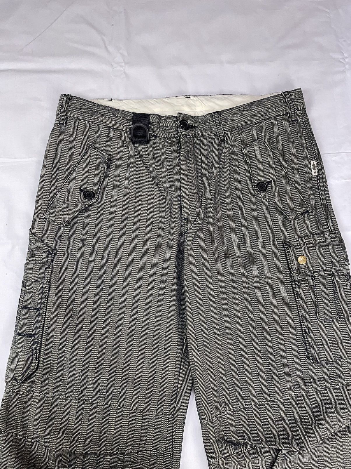 Jean Paul Gaultier AW03 Jean Paul Gaultier Military Cargo Zipper Pants Vintage Size US 33 - 5 Thumbnail