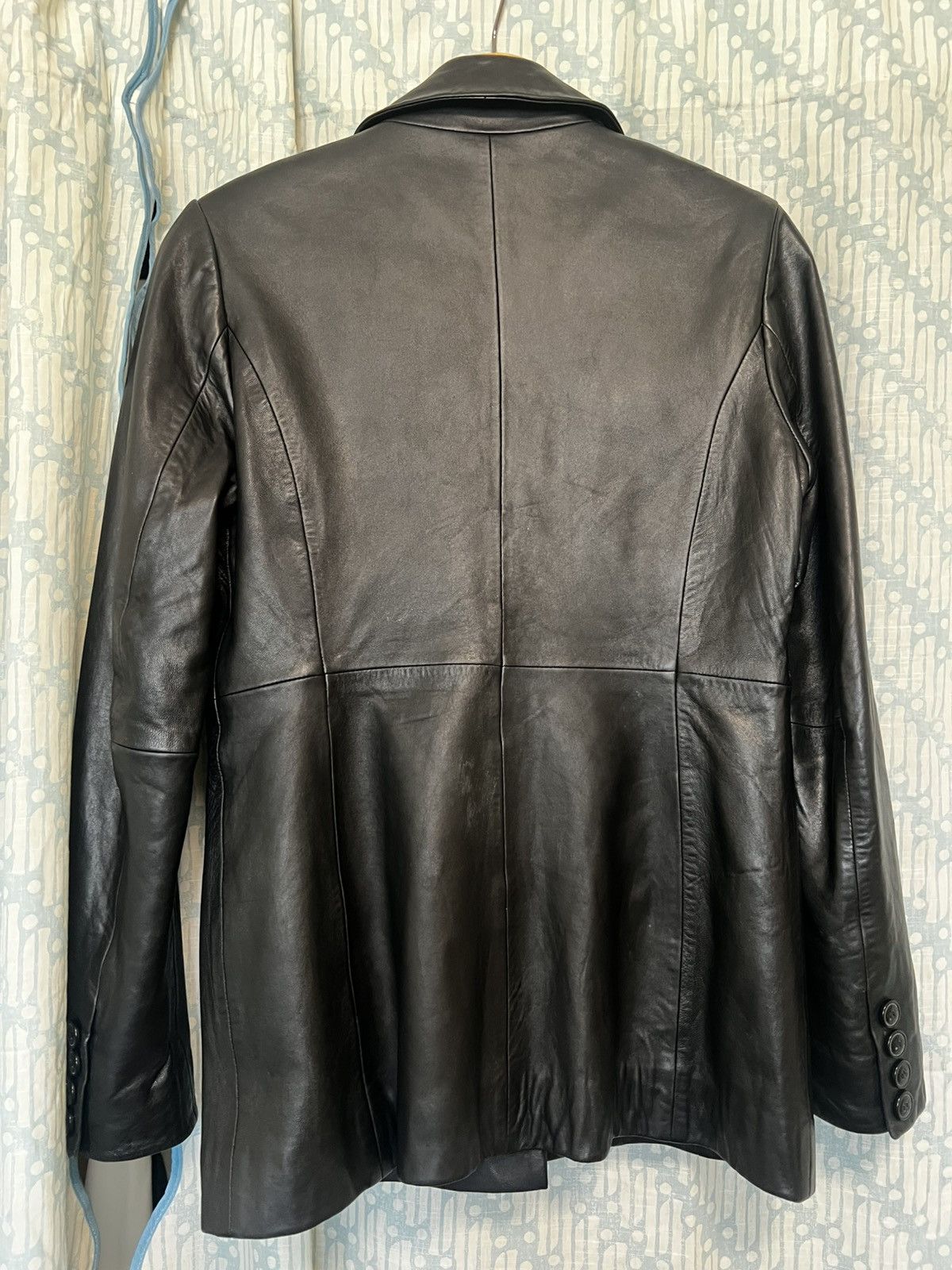 Reformation Reformation Bowery Leather Blazer Size S / US 4 / IT 40 - 2 Thumbnail