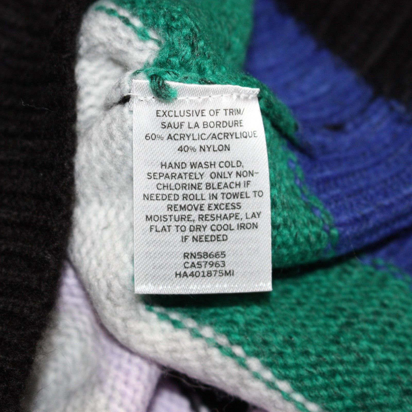 Other Halogen Bow Back Sweater with Multi Stripes NWT $69 Size M / US 6-8 / IT 42-44 - 4 Thumbnail