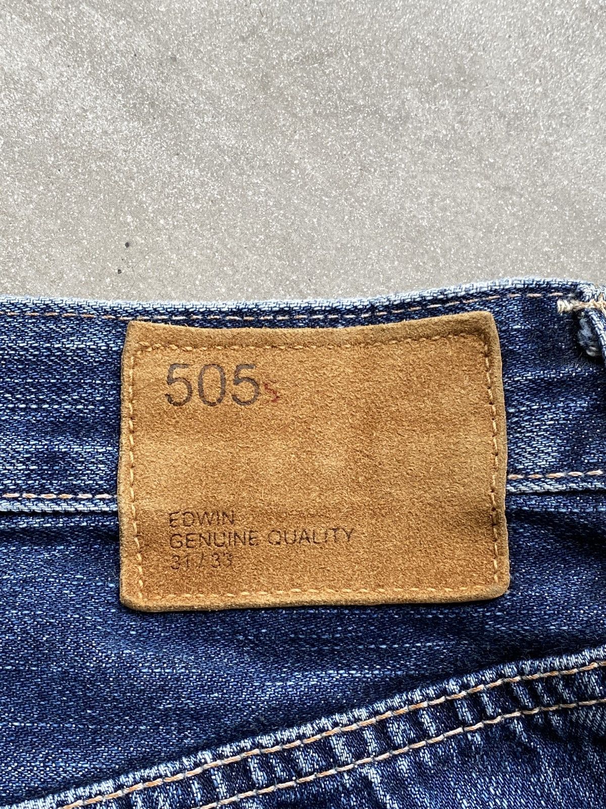 Edwin Thrashed Edwin 505 Red Line Selvedge Denim 🇯🇵 Size US 30 / EU 46 - 15 Thumbnail