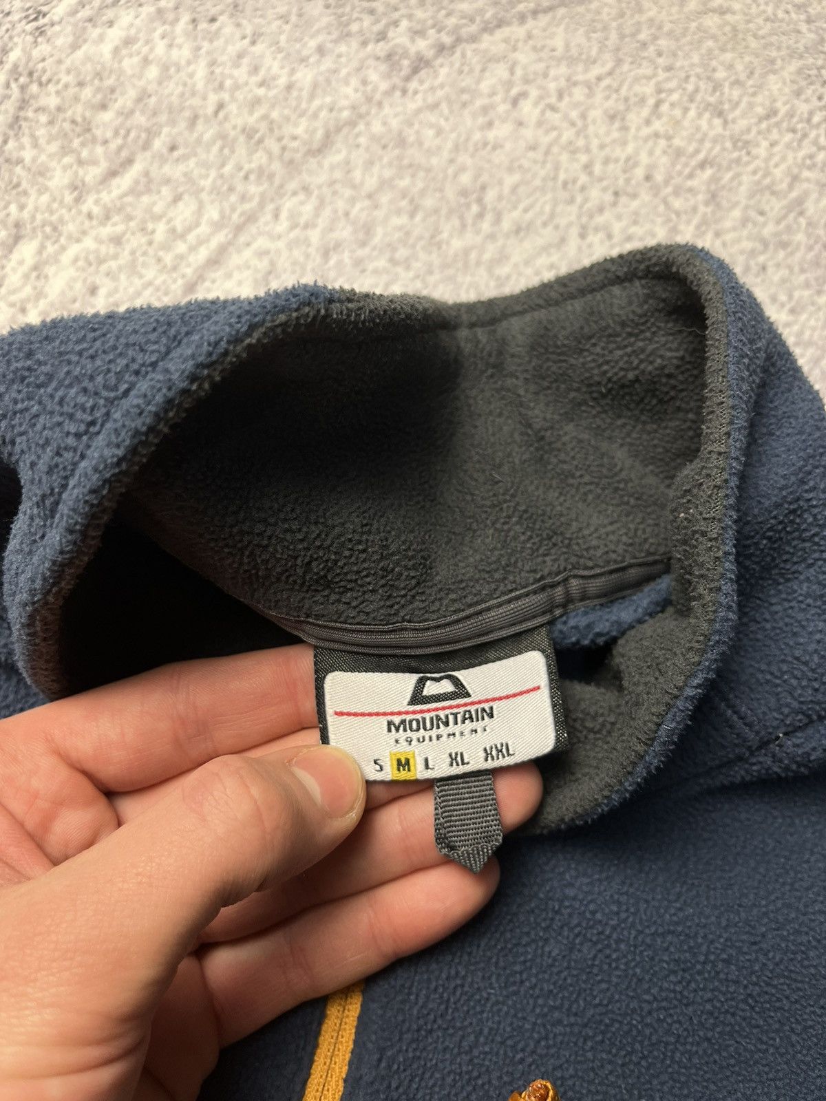 Mountain Equipment Company Men's blue Mountain Equipment 1/3 zip fleece jacket Size US M / EU 48-50 / 2 - 8 Thumbnail