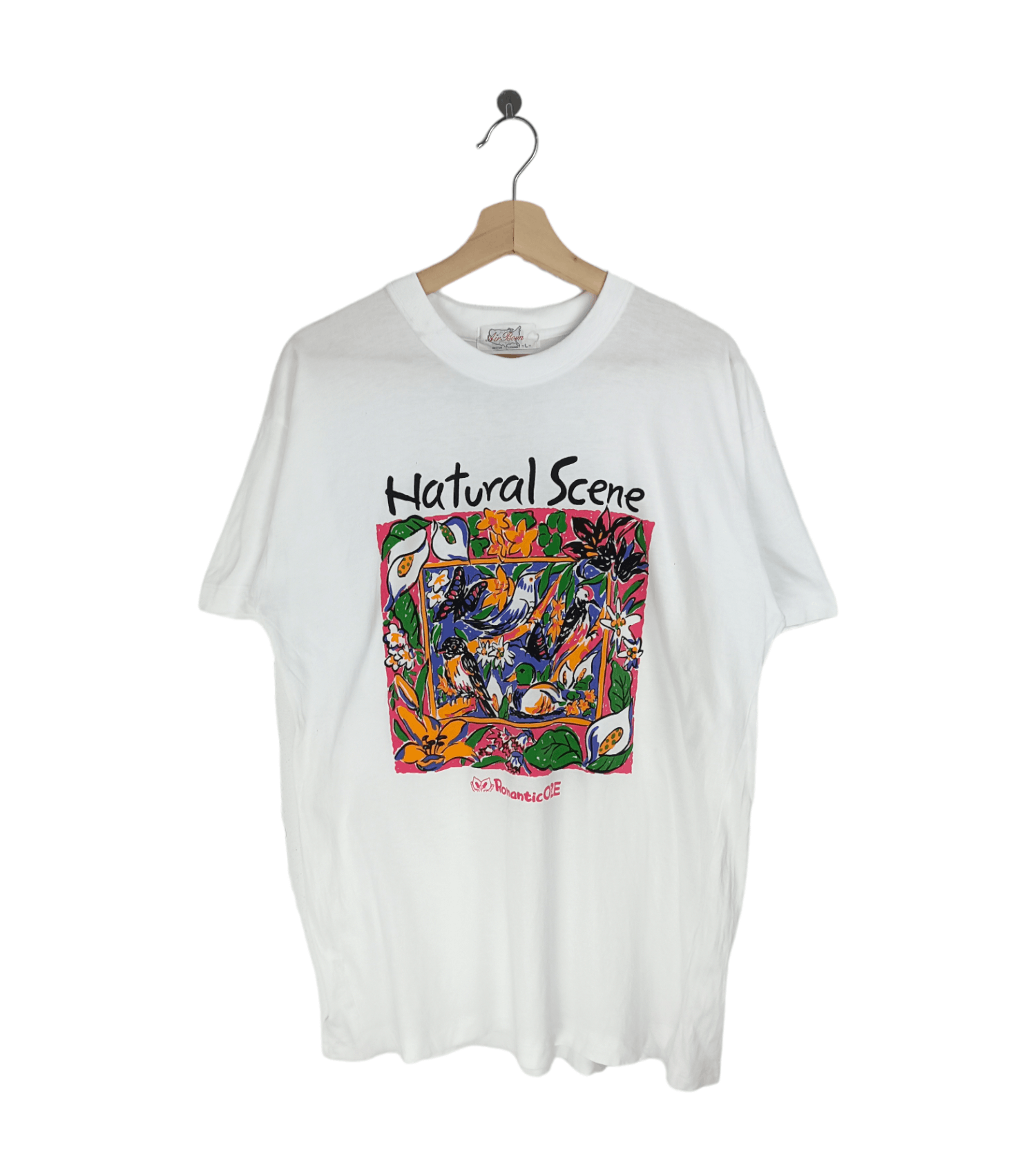 Other VINTAGE 90's NATURAL SCENE FLOWER ART PICASSO GARDEN TEE Size US L / EU 52-54 / 3 - 1 Thumbnail