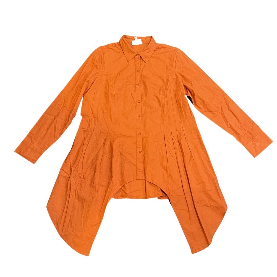 Other Metrostyle Asymmetrical Button Down Tunic Shirt Artsy Boho Size XL / US 12-14 / IT 48-50 - 1 Thumbnail