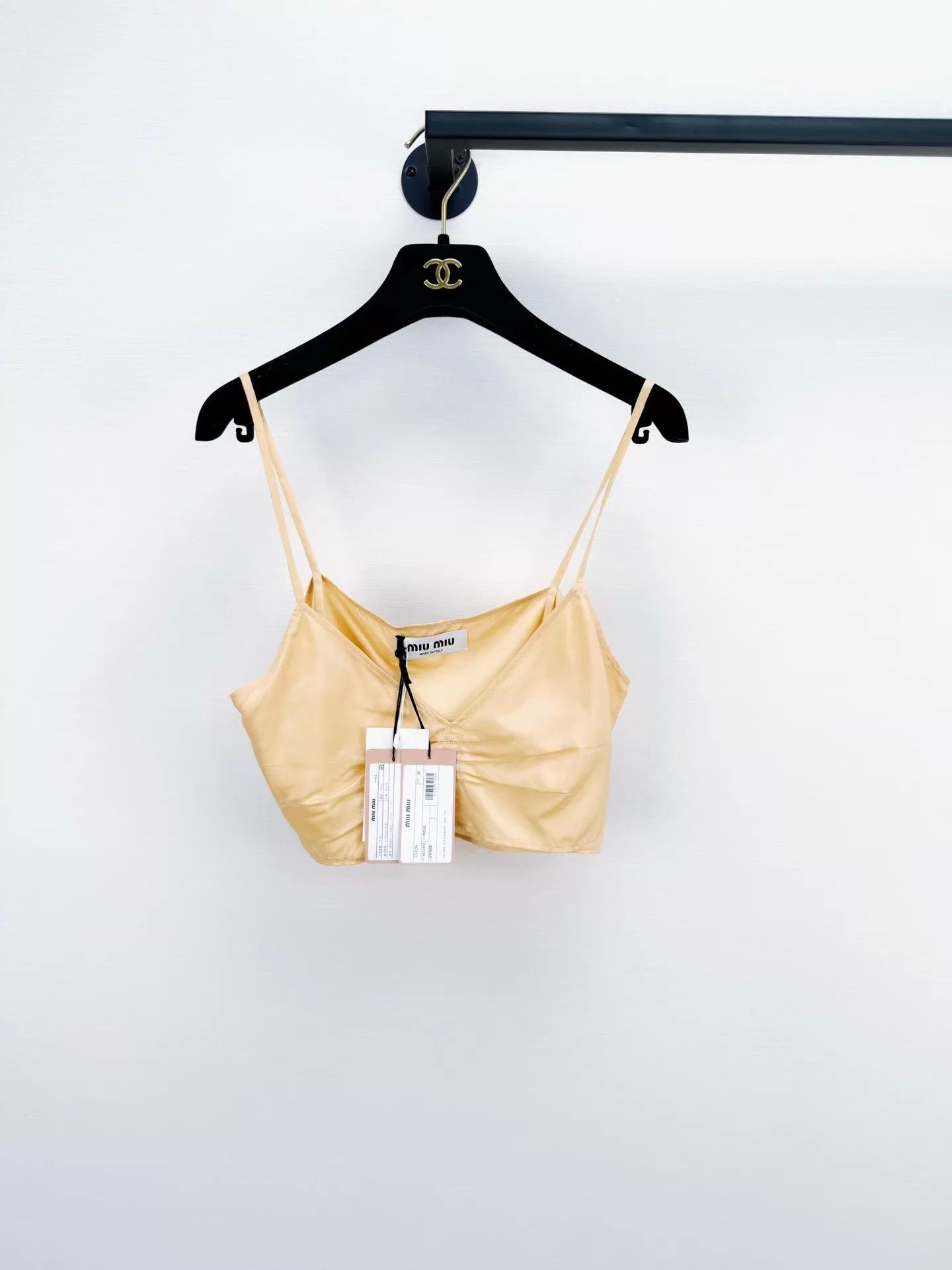 Miu Miu MIU MIU Women's Silk Cami 38 Never Worn Size XS / US 0-2 / IT 36-38 - 1 Thumbnail