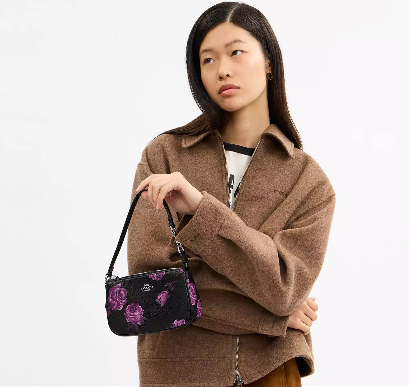 Coach Nolita 19 With Floral Print CCF60 Size ONE SIZE - 6 Thumbnail