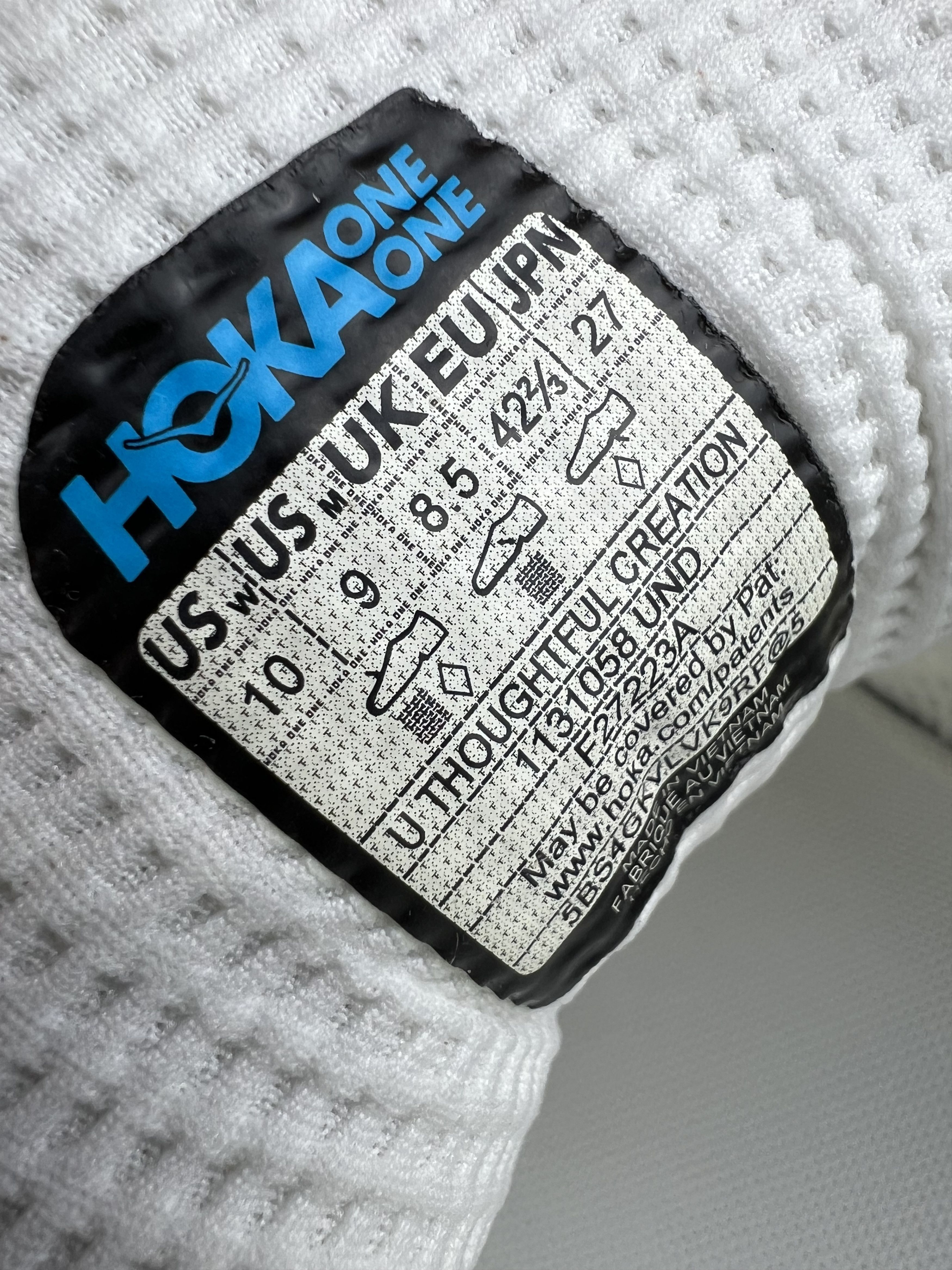 Hoka Hoka One One U Thoughtful Creation White Sneakers Size US 10 / IT 40 - 7 Thumbnail