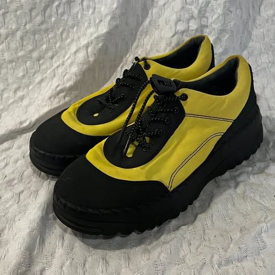 Camper × Kiko Kostadinov Camper x Kiko Kostadinov Yellow Lace-Up Derby Shoes Size US 11 / EU 44 - 1 Thumbnail