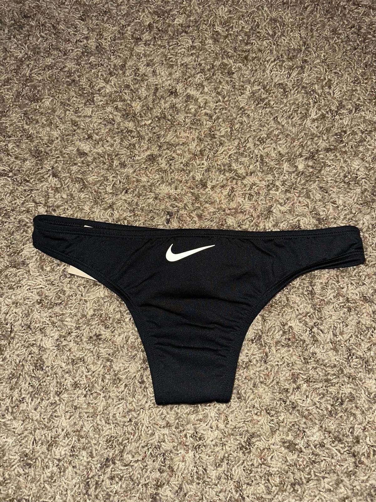 Nike Women's Nike Essential Cheeky Swim Black Bikini Size ONE SIZE - 1 Thumbnail
