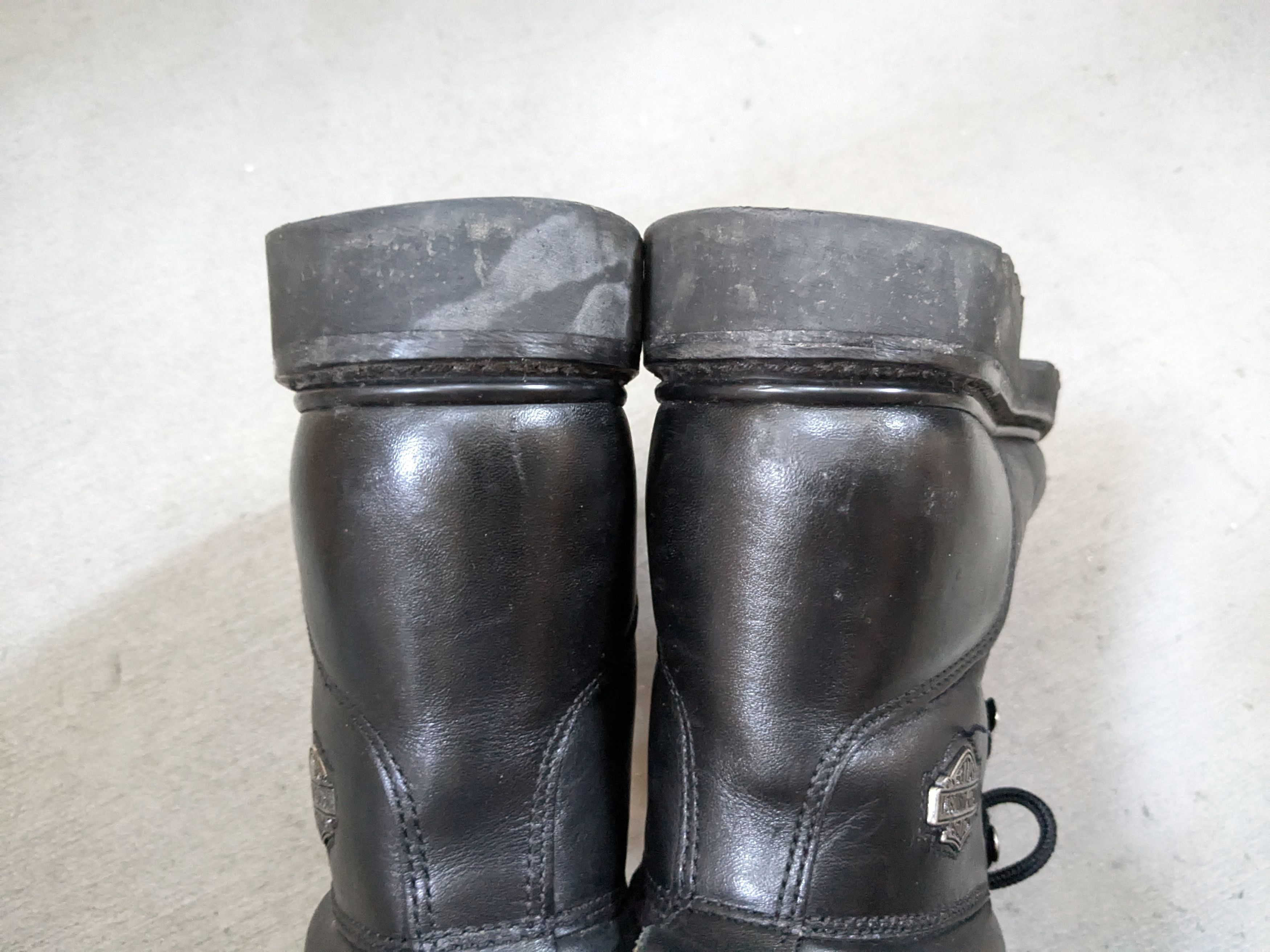 Genuine Leather Harley Davidson Biker Boots Size 10 Leather Black Biker Size US 10 / EU 43 - 15 Thumbnail