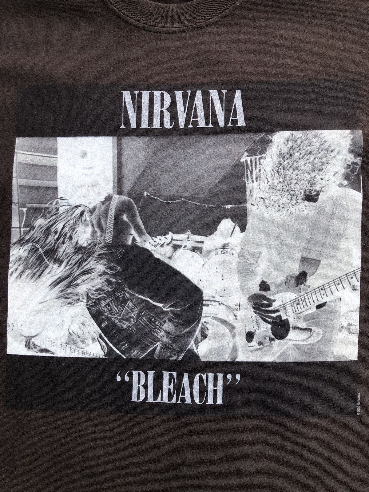 Band Tees × Nirvana × Vintage Vintage 2009 NIRVANA Bleach Grunge Tee Size US M / EU 48-50 / 2 - 3 Thumbnail