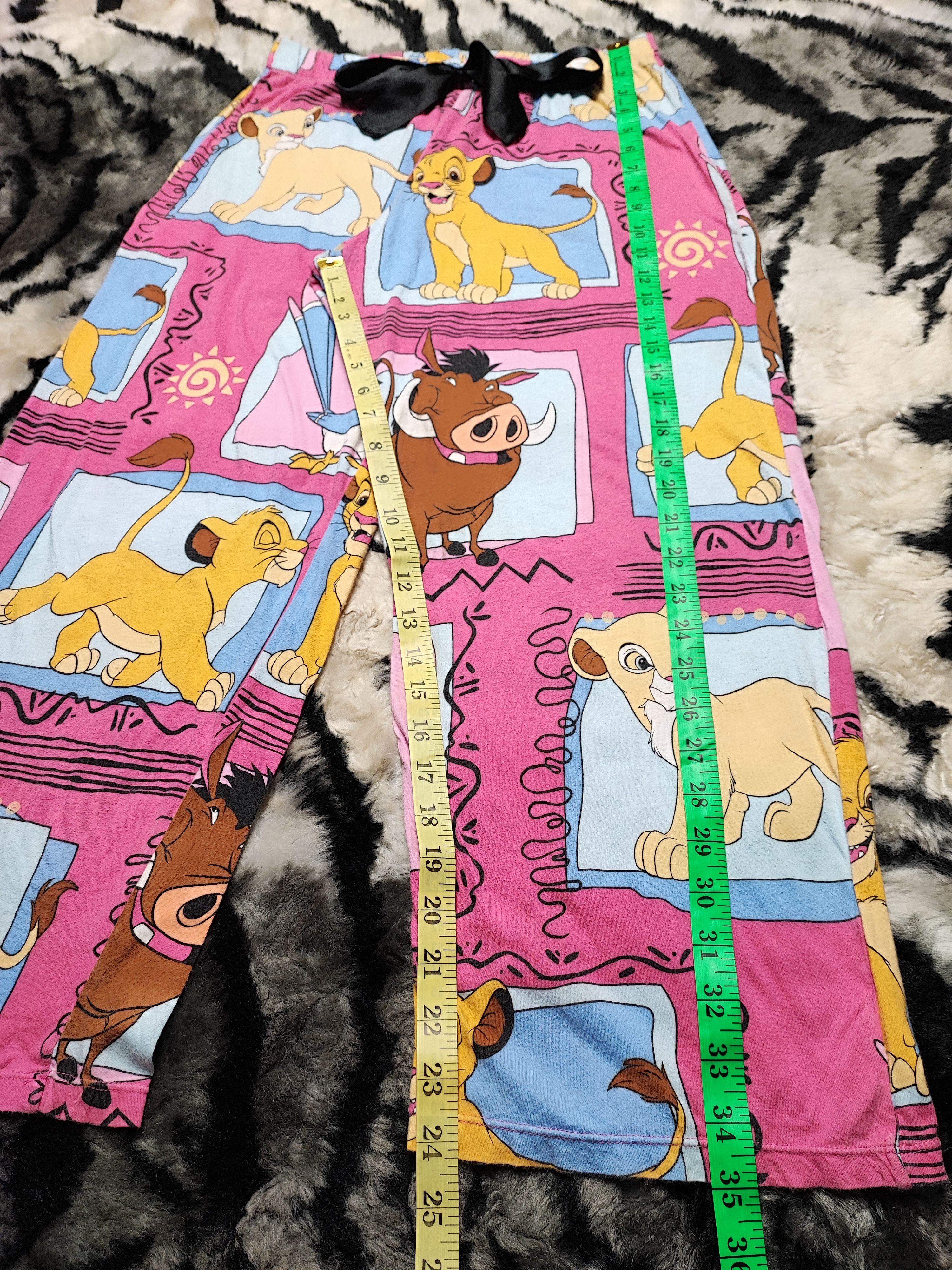 Cartoon Network Lion King Pants Sleepwear Size 28" / US 6 / IT 42 - 13 Thumbnail