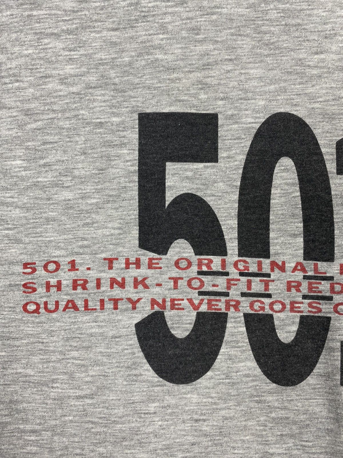 Levi's × Vintage Vintage Levis 501 Big Logo Single Stitch Tee 80s Size US L / EU 52-54 / 3 - 6 Thumbnail