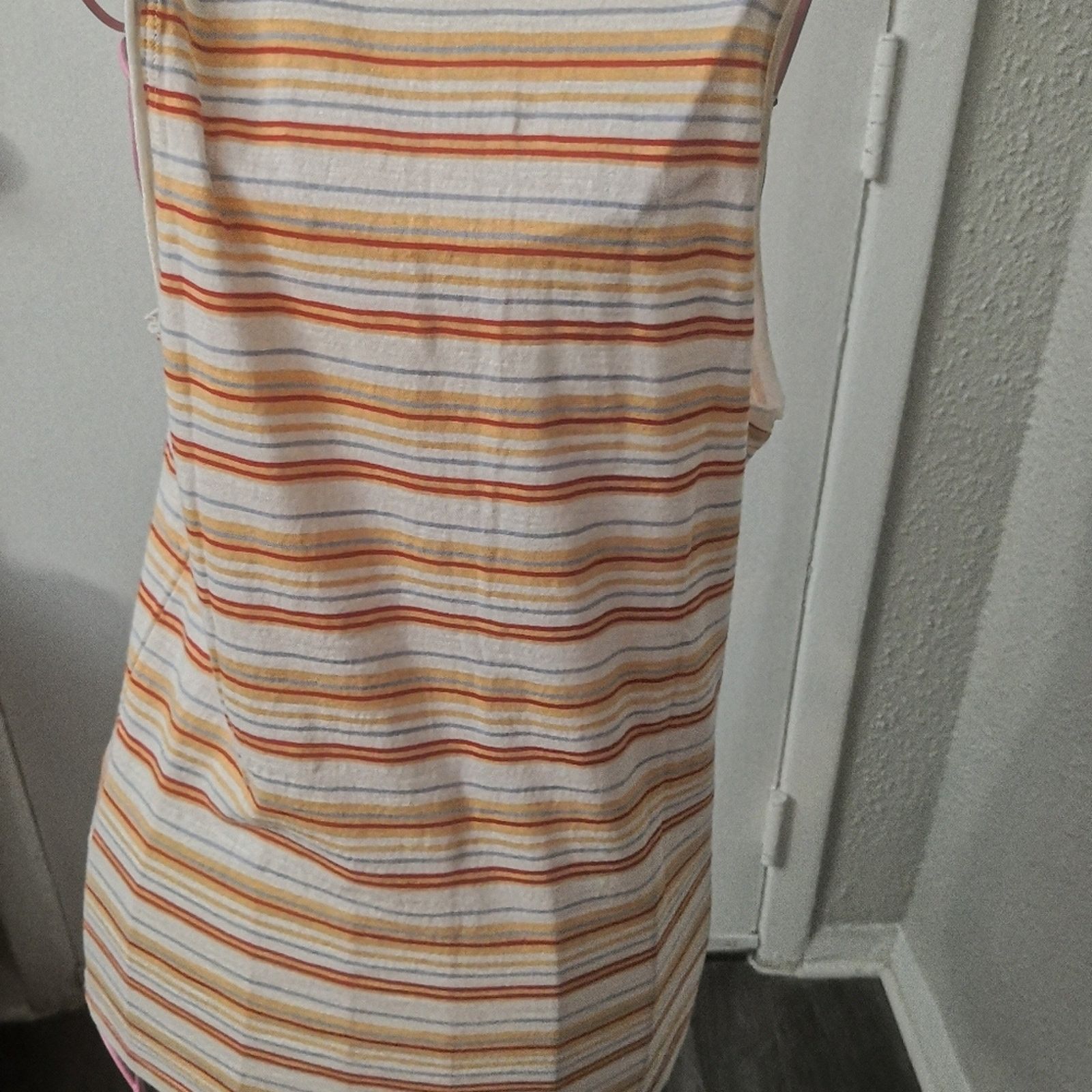 Madewell Madewell Fieldgate V-Neck Striped Picket Tank Top XXS/L NEW Size XXS / US 00 / IT 34 - 4 Thumbnail