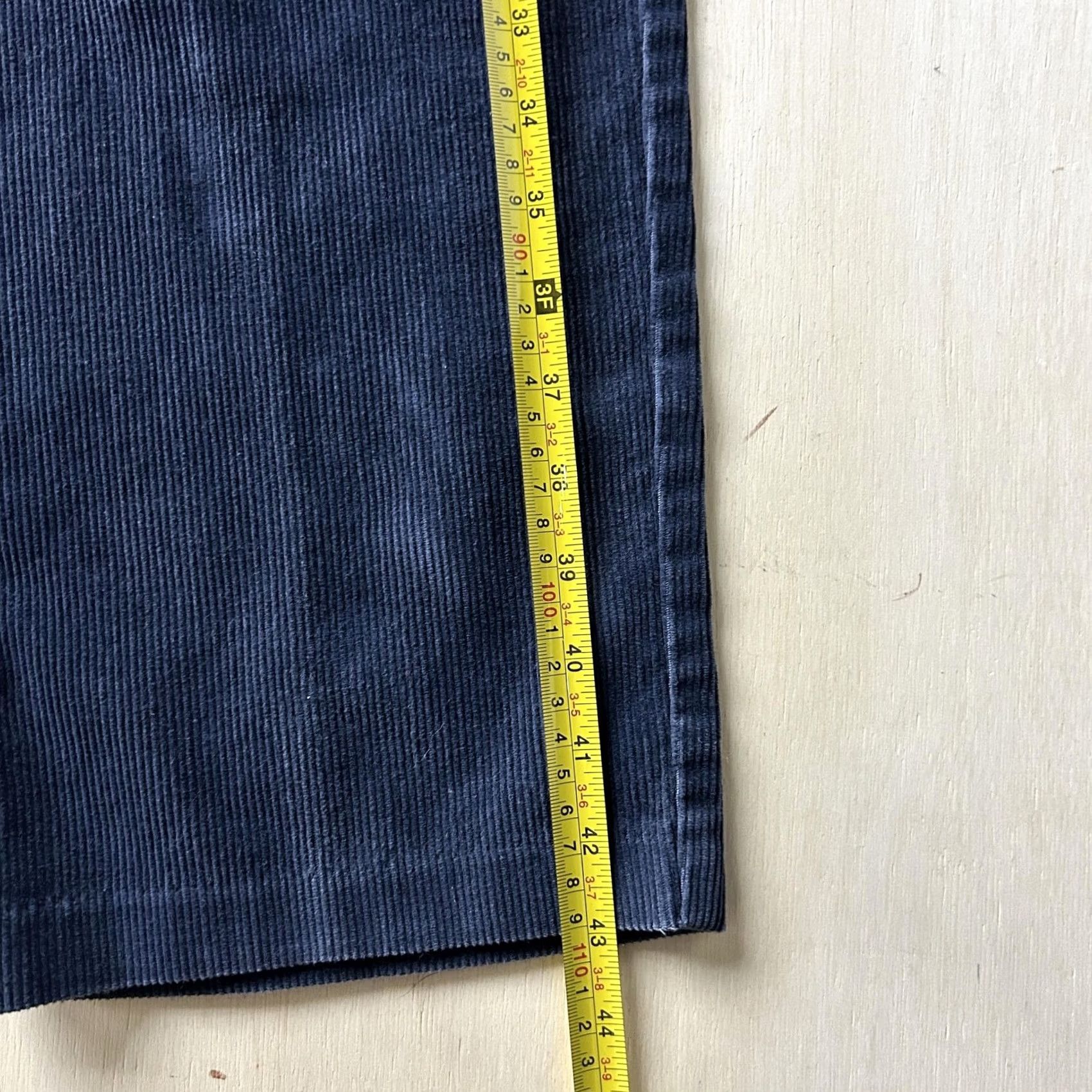 Haggar Haggar Pants Mens 34x32 Blue Corduroy Chino Regular Fit Straight Leg Casual Size US 34 / EU 50 - 6 Thumbnail