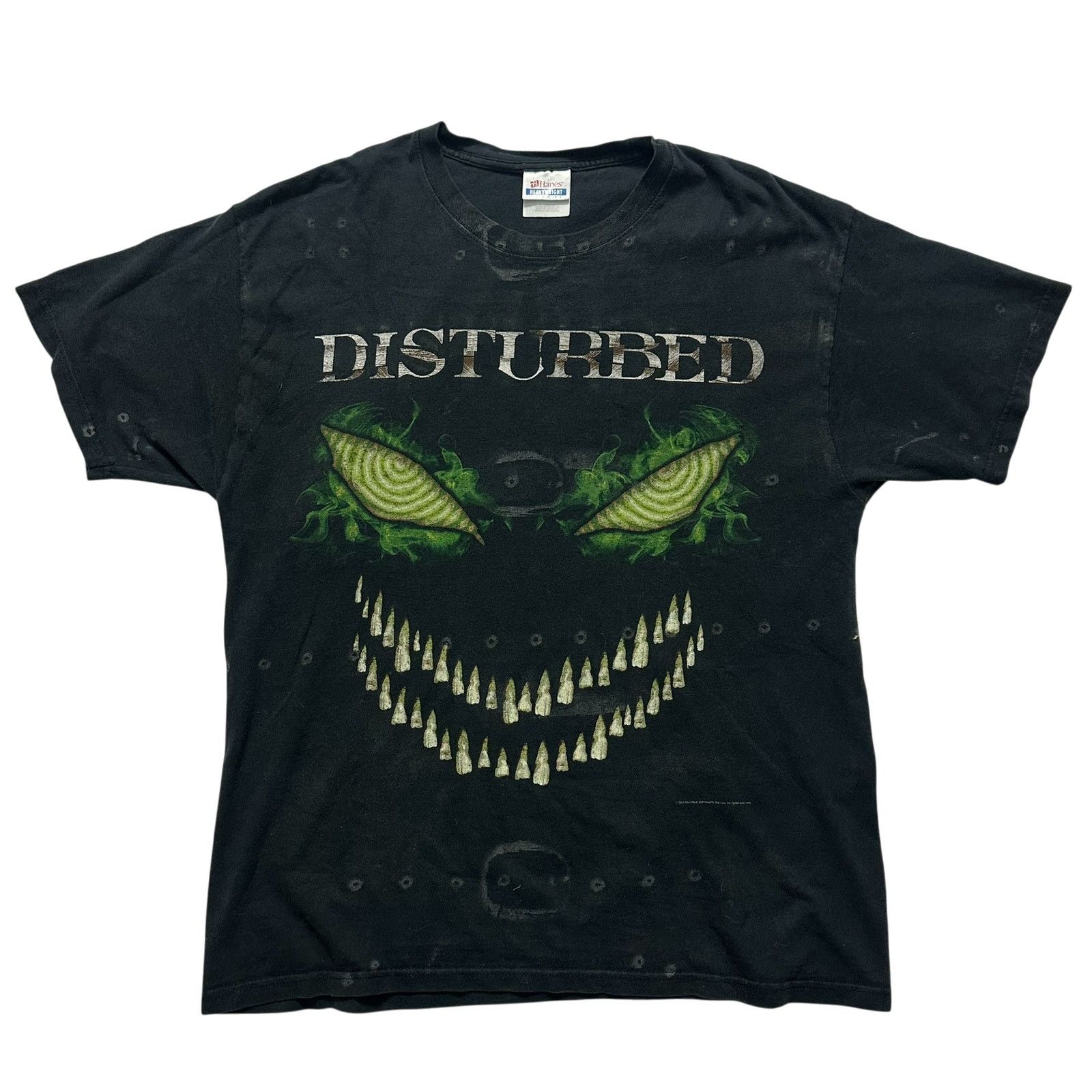 Hanes Vtg 2010 Disturbed Asylum T-Shirt Hanes Heavyweight L Size US L / EU 52-54 / 3 - 1 Thumbnail