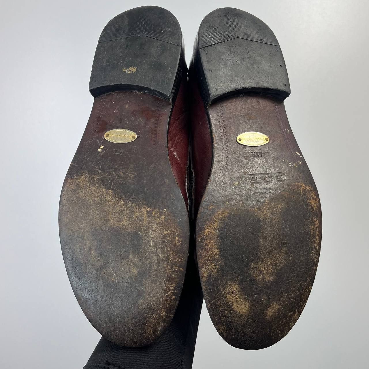 Russell & Bromley Russell And Bromley Tassel Loafers Burgundy Leather 41.5 Size US 7.5 / EU 40-41 - 11 Thumbnail