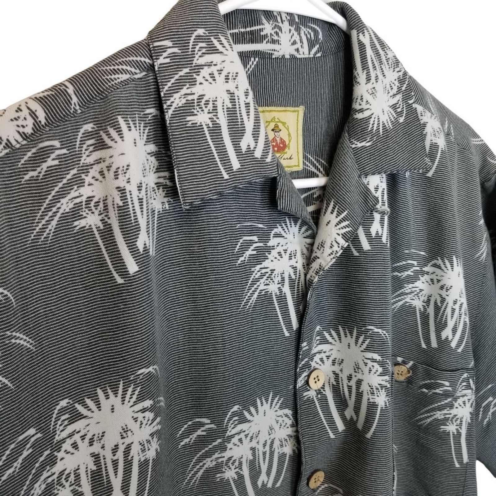 Baja Joe Vintage Joe Marlin Mens Palm Tree Print Hawaiian Shirt XL Size US XL / EU 56 / 4 - 4 Thumbnail
