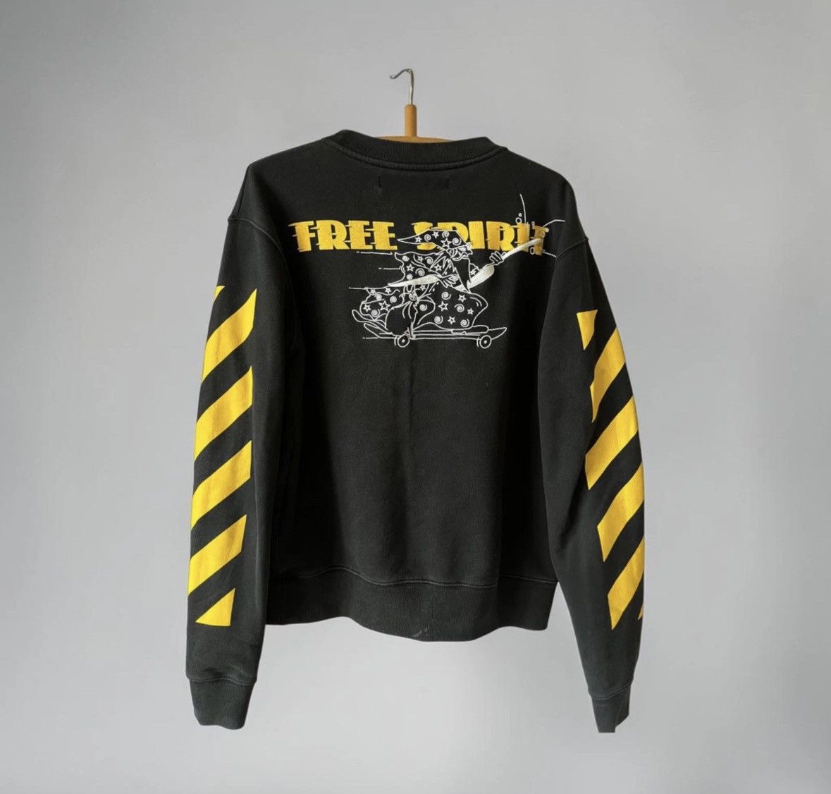 Off-White Off-White Virgil Abloh Free Spirit Diag Sweatshirt FW20 Size US M / EU 48-50 / 2 - 2 Thumbnail