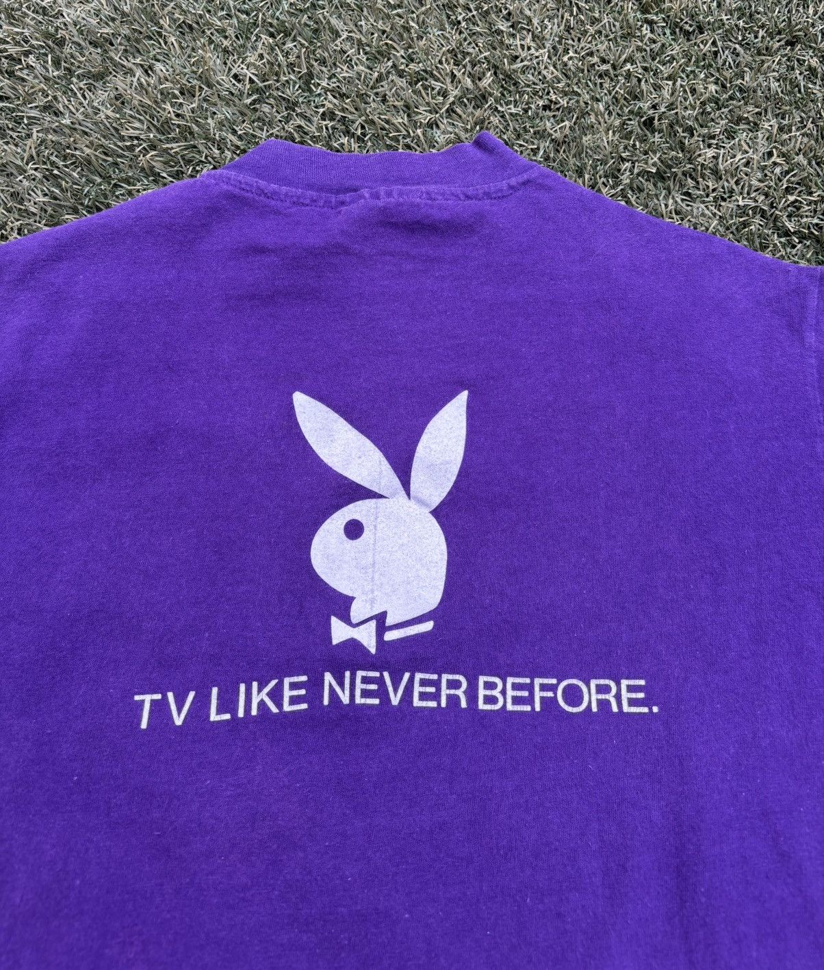 Playboy Vintage 80s The Playboy channel t shirt Size US L / EU 52-54 / 3 - 7 Thumbnail