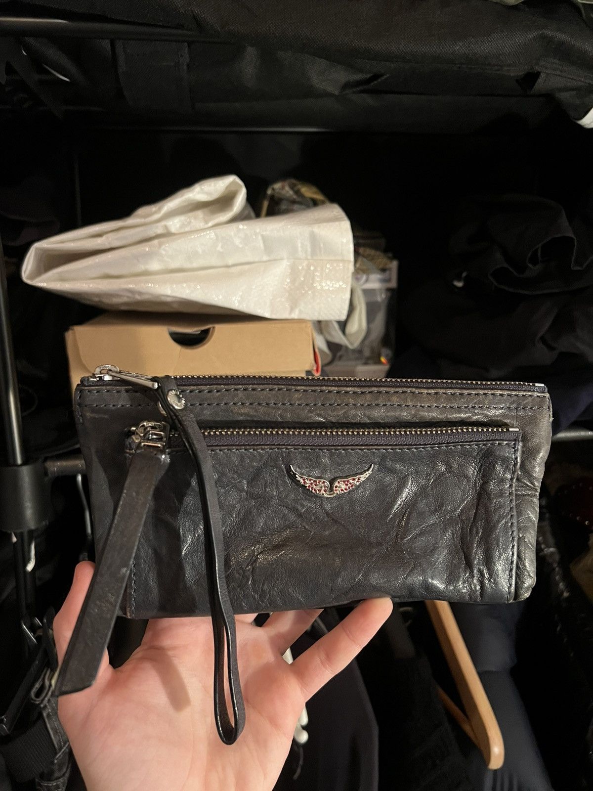 Vintage × Zadig & Voltaire ZADIG&VOLTAIRE Etoile leather clutch Size ONE SIZE - 1 Thumbnail