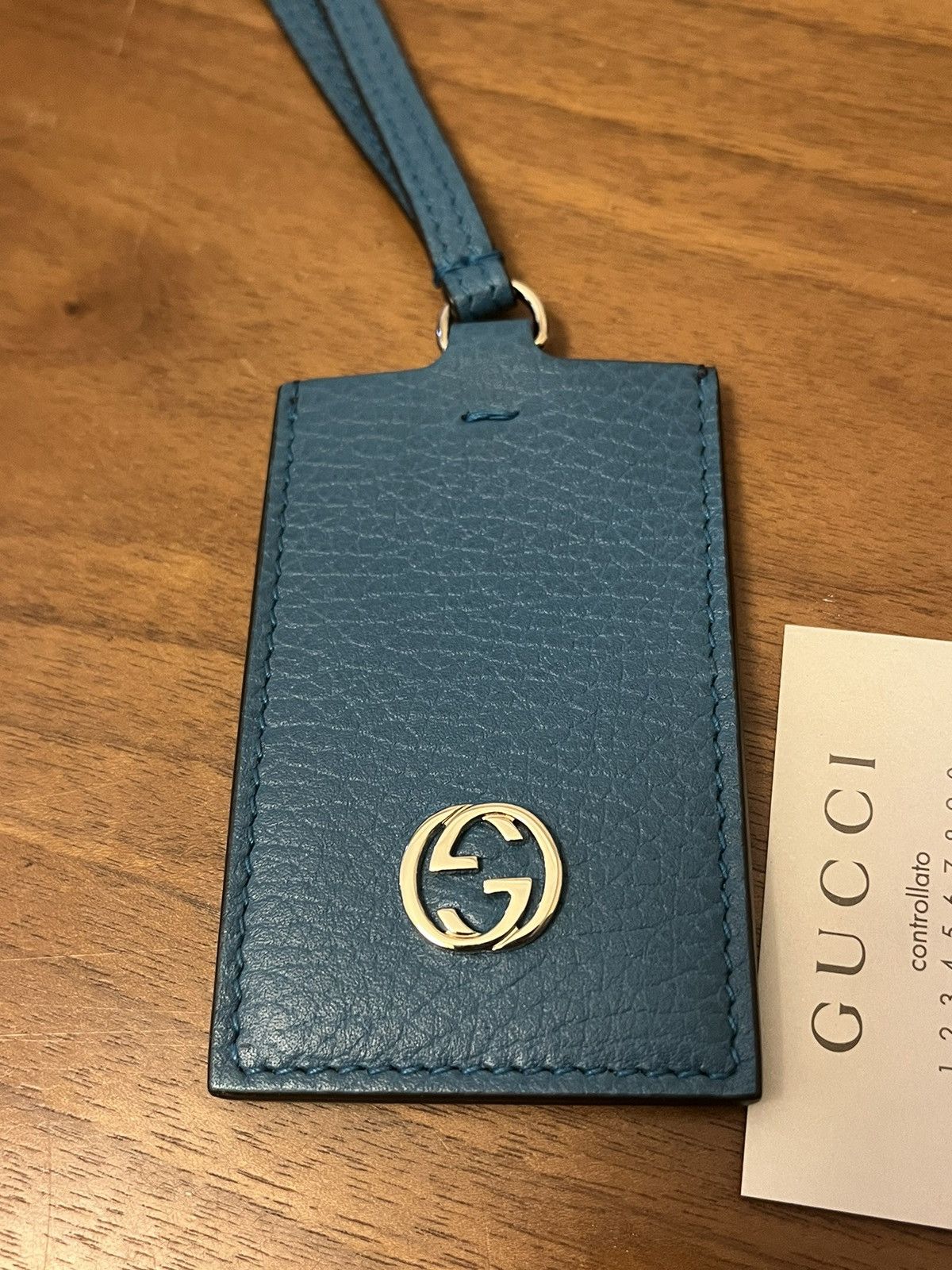 Gucci Brand new Gucci travel leather tag Size ONE SIZE - 4 Thumbnail