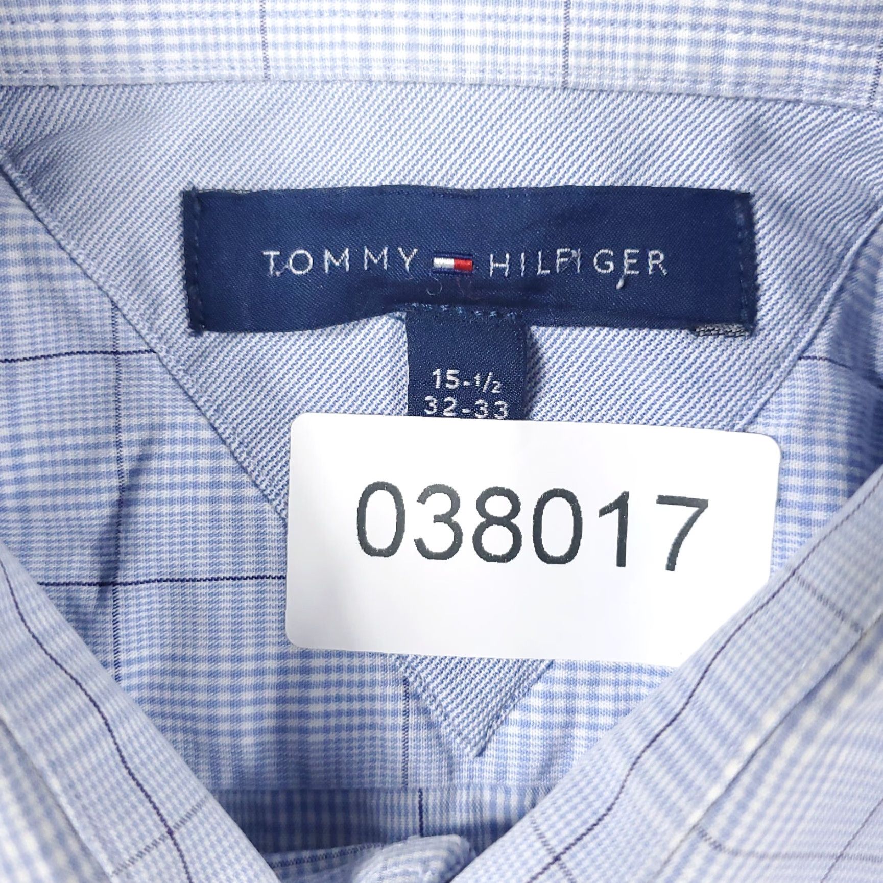 Tommy Hilfiger Tommy Hilfiger Shirt Mens 15.5 Blue Plaid Dress Button Up Long Sleeve Shirt Mens 15.5 Blue Plaid Dress Shirt Button Up Long Sleeve Size 40R - 7 Thumbnail