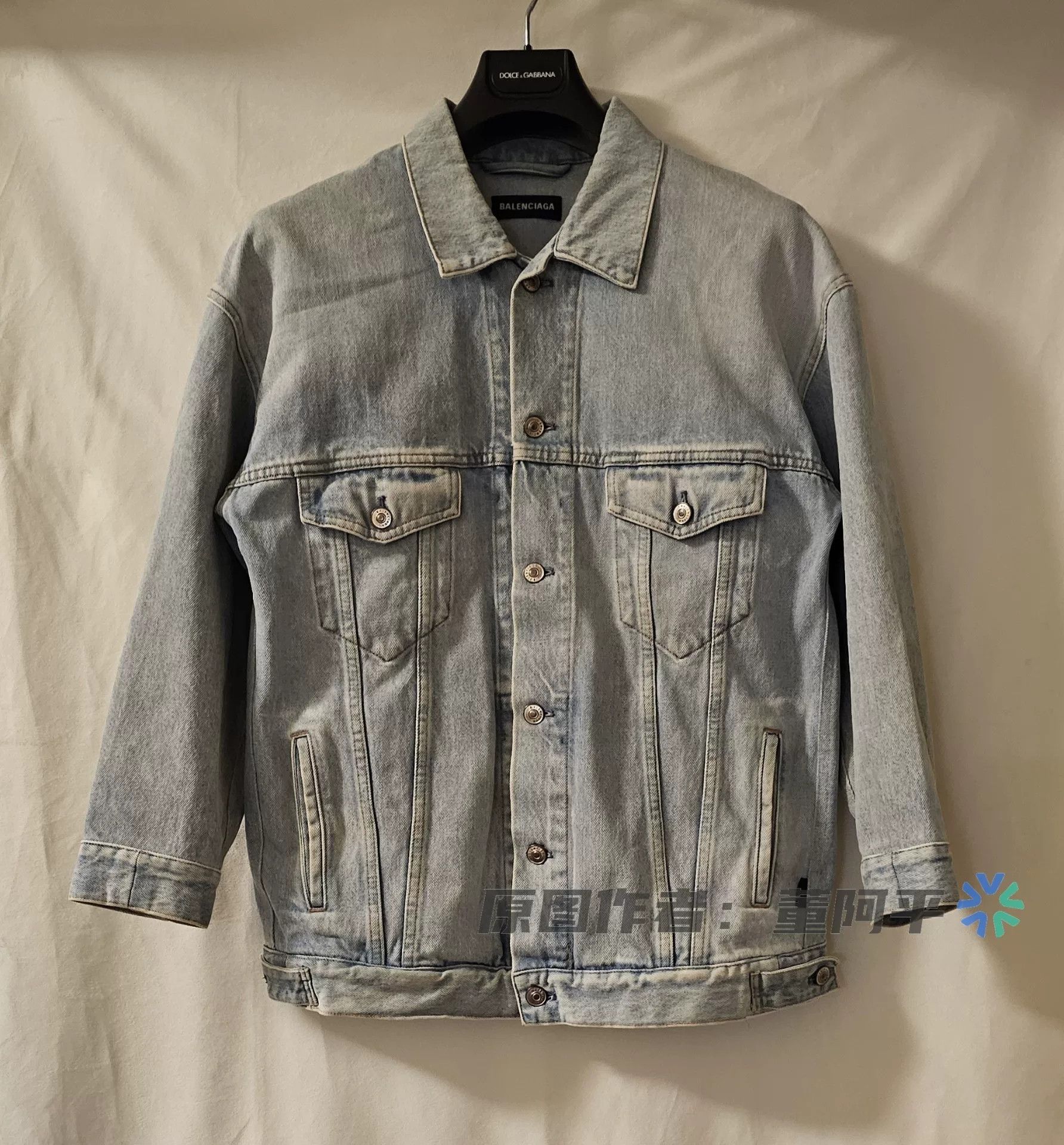 Balenciaga Balenciaga Denim Jacket with Shortened Sleeves Size US L / EU 52-54 / 3 - 1 Preview