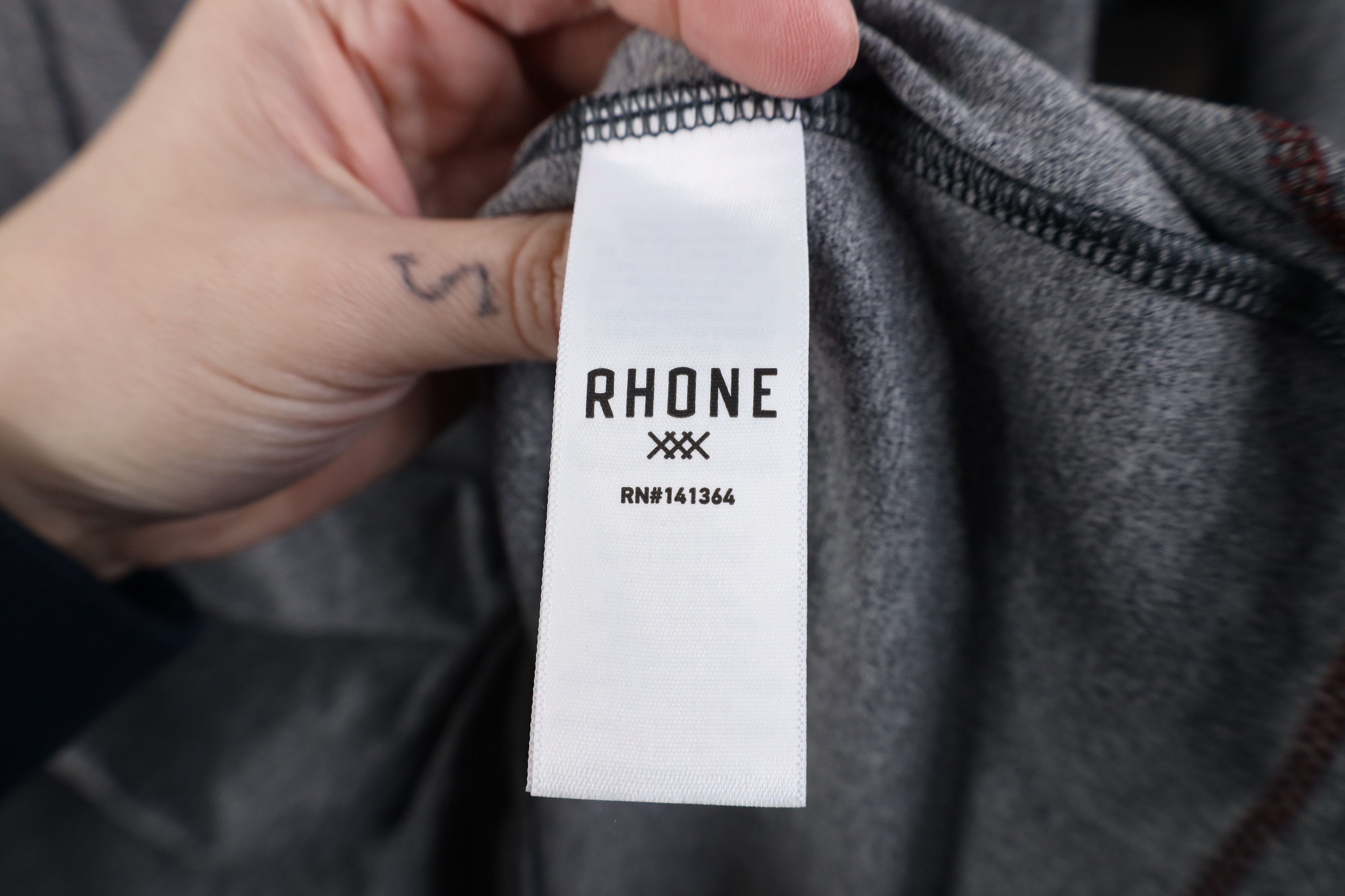 Rhone New Rhone Knit Lightweight Running Jogging Gym Hoodie Gray Size US S / EU 44-46 / 1 - 7 Thumbnail
