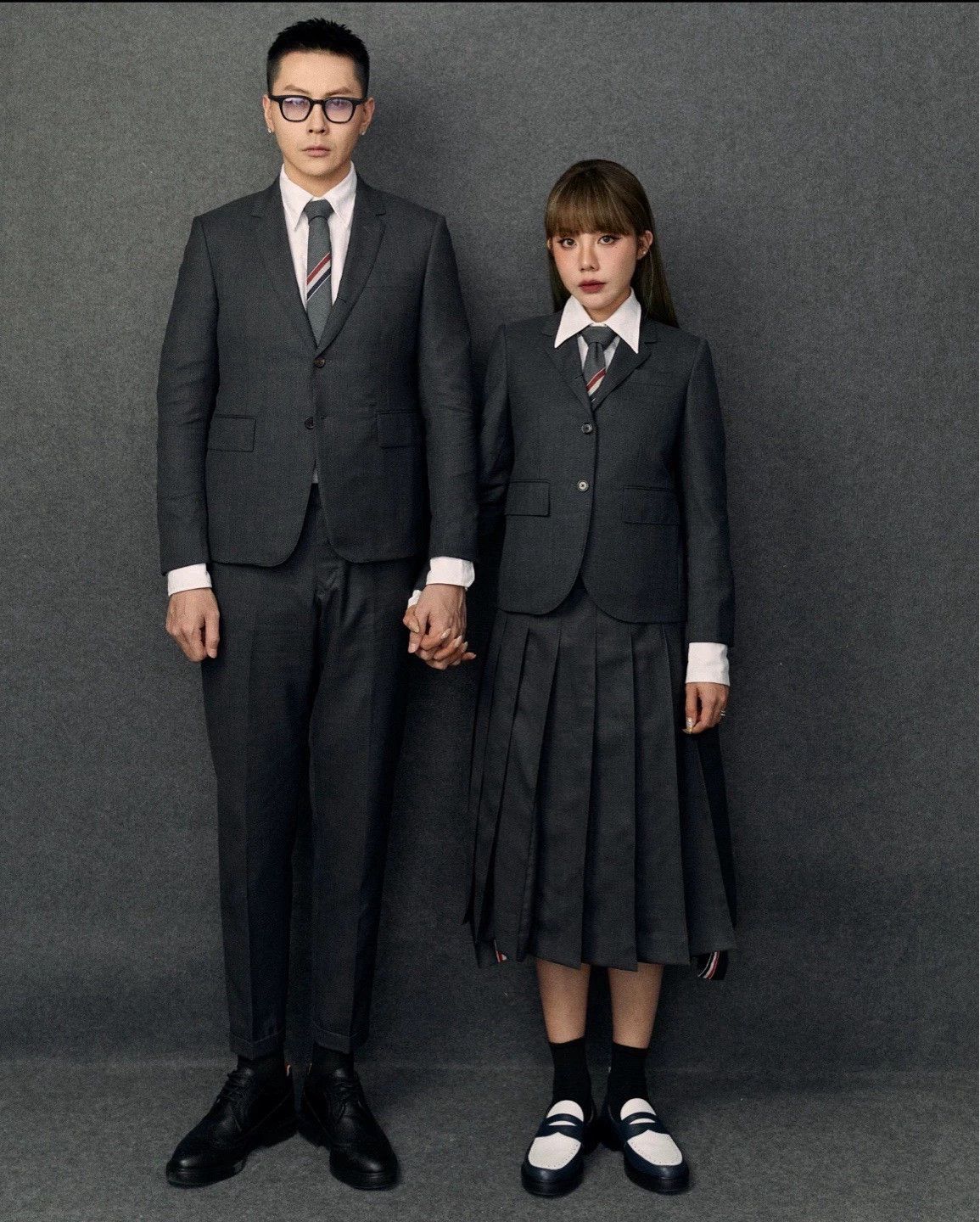 Thom Browne Thom Browne Classic High-Waist Charcoal Wool Pants Size 2 Size US 32 / EU 48 - 8 Thumbnail