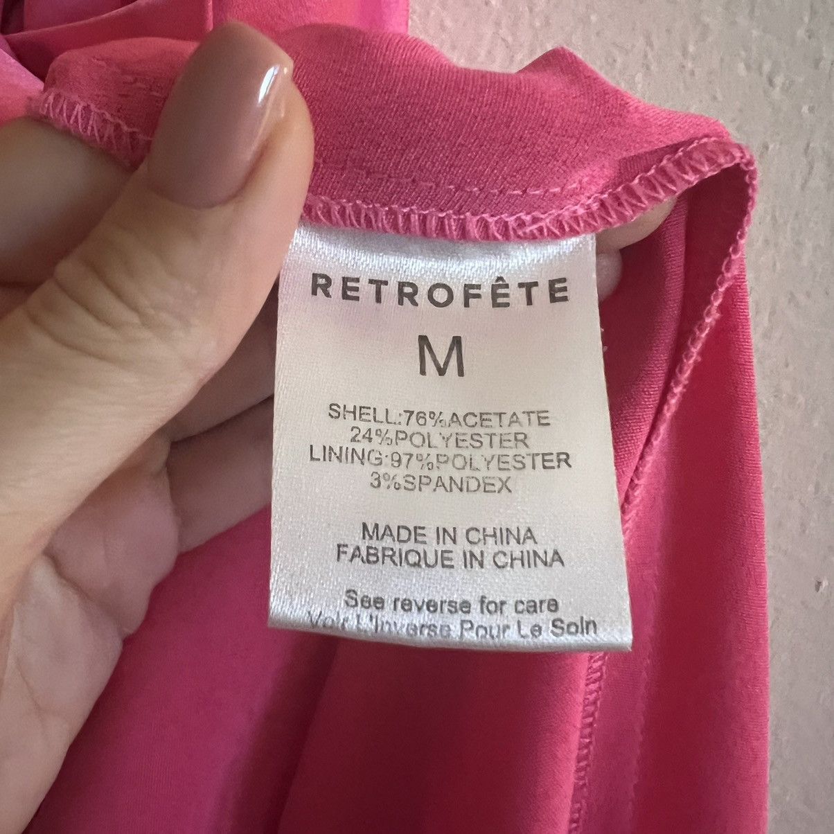 Retrofete RETROFETE ROSA CORSET maxi DRESS size M Hyper Pink CL Size XS / US 0-2 / IT 36-38 - 6 Thumbnail