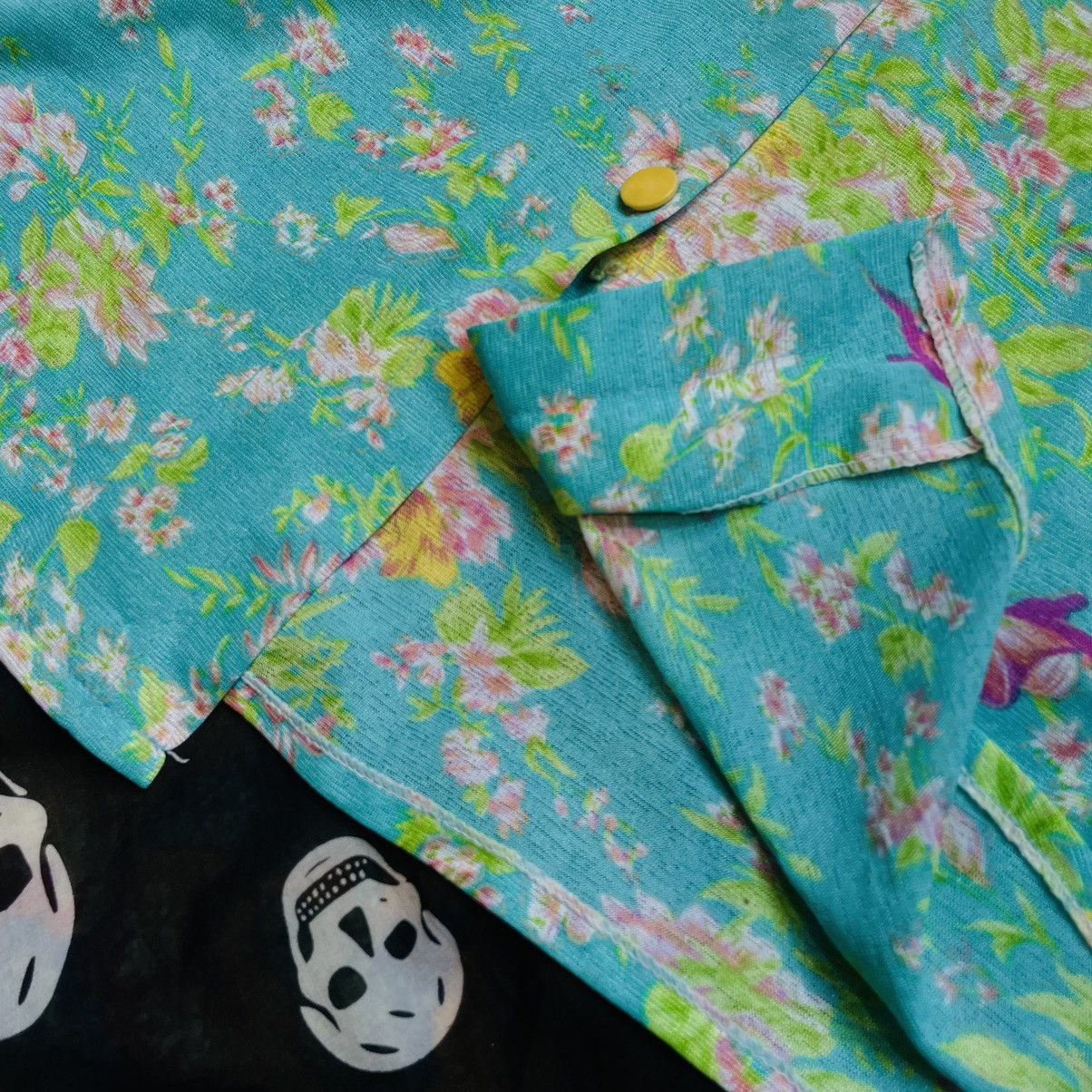 Beauty Beast × If Six Was Nine The Sour Floral Print Shirt Size US S / EU 44-46 / 1 - 4 Thumbnail