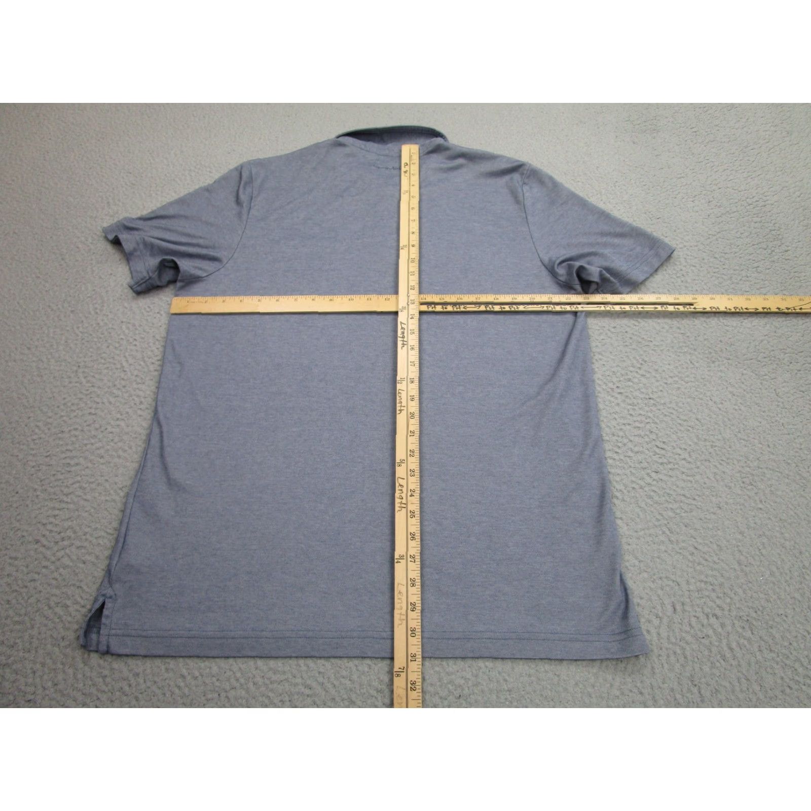 TravisMathew TravisMathew Polo Shirt Mens XL Blue Contrast Pocket Pima Cotton Golf Casual Size US XL / EU 56 / 4 - 7 Thumbnail